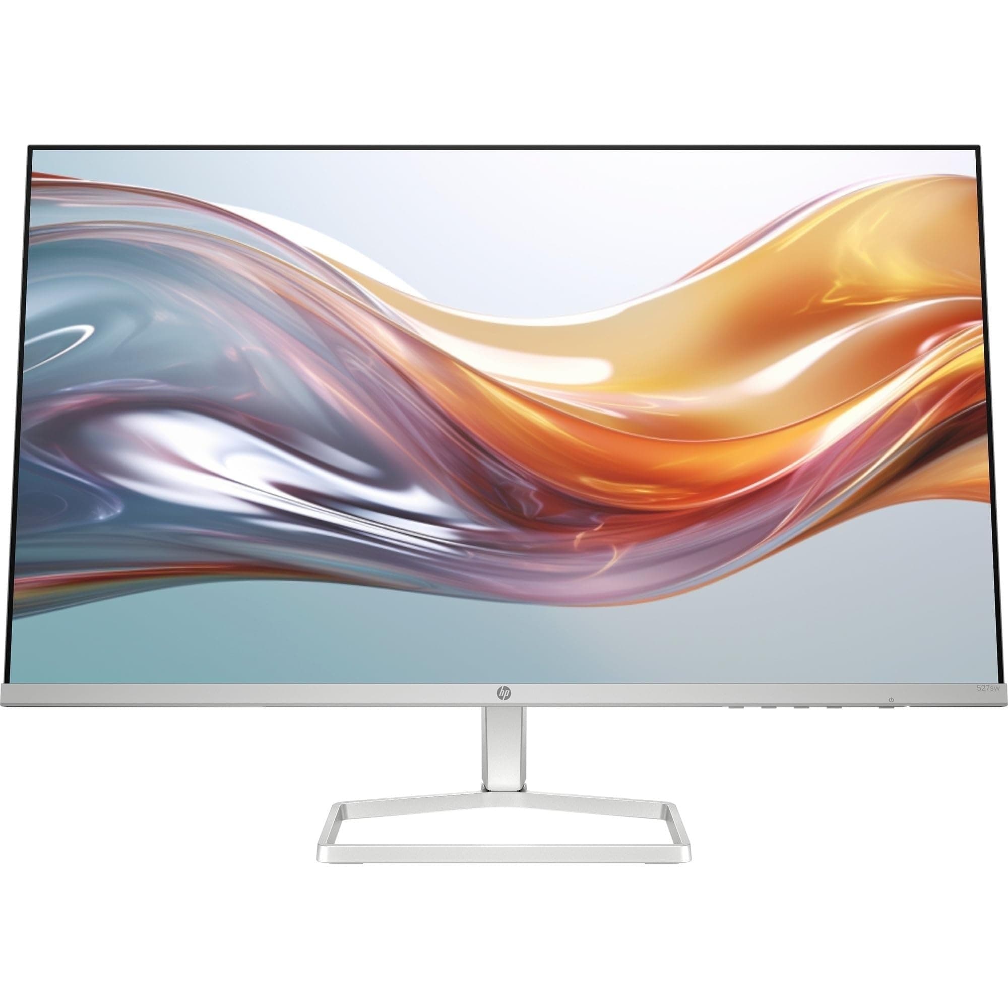 HP 527sw Monitor, Schermo da 27" FHD IPS Antiriflesso, Tecnologia Eye Ease, Tempo Risposta 5 ms GtG Overdrive, Risoluzione 1920 x 1080, Software Display Center, HDMI, Bianco