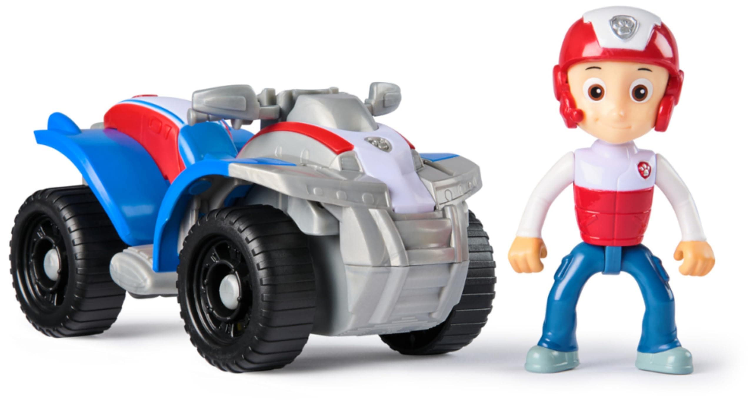 Paw Patrol, Quad di Ryder con Personaggio Action Figure, Veicolo ATV del Leader della Squadra per Missioni ad Adventure Bay, Giocattolo per Bambini e Bambine, 3+ Anni