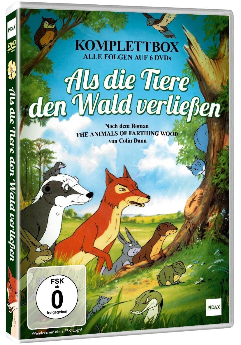 Als die Tiere den Wald verließen - Remastered Komplettbox - Die Kult/Animationsserie nach dem Roman von Colin Dann - OT: The animals of farthing wood [6 DVDs]