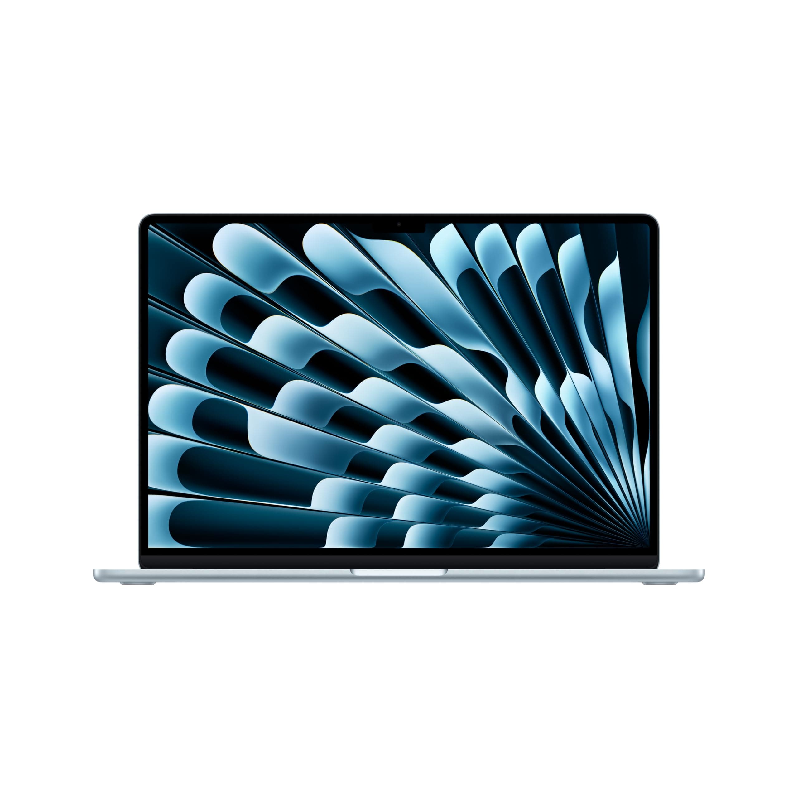 Apple MacBook Air 15 Pouces Ordinateur Portable avec Puce M4 : Conçu pour Apple Intelligence, Écran Liquid Retina de 15,3 Pouces, Mémoire unifiée de 24 Go, Stockage SSD de 512 Go, Touch ID ; Ciel