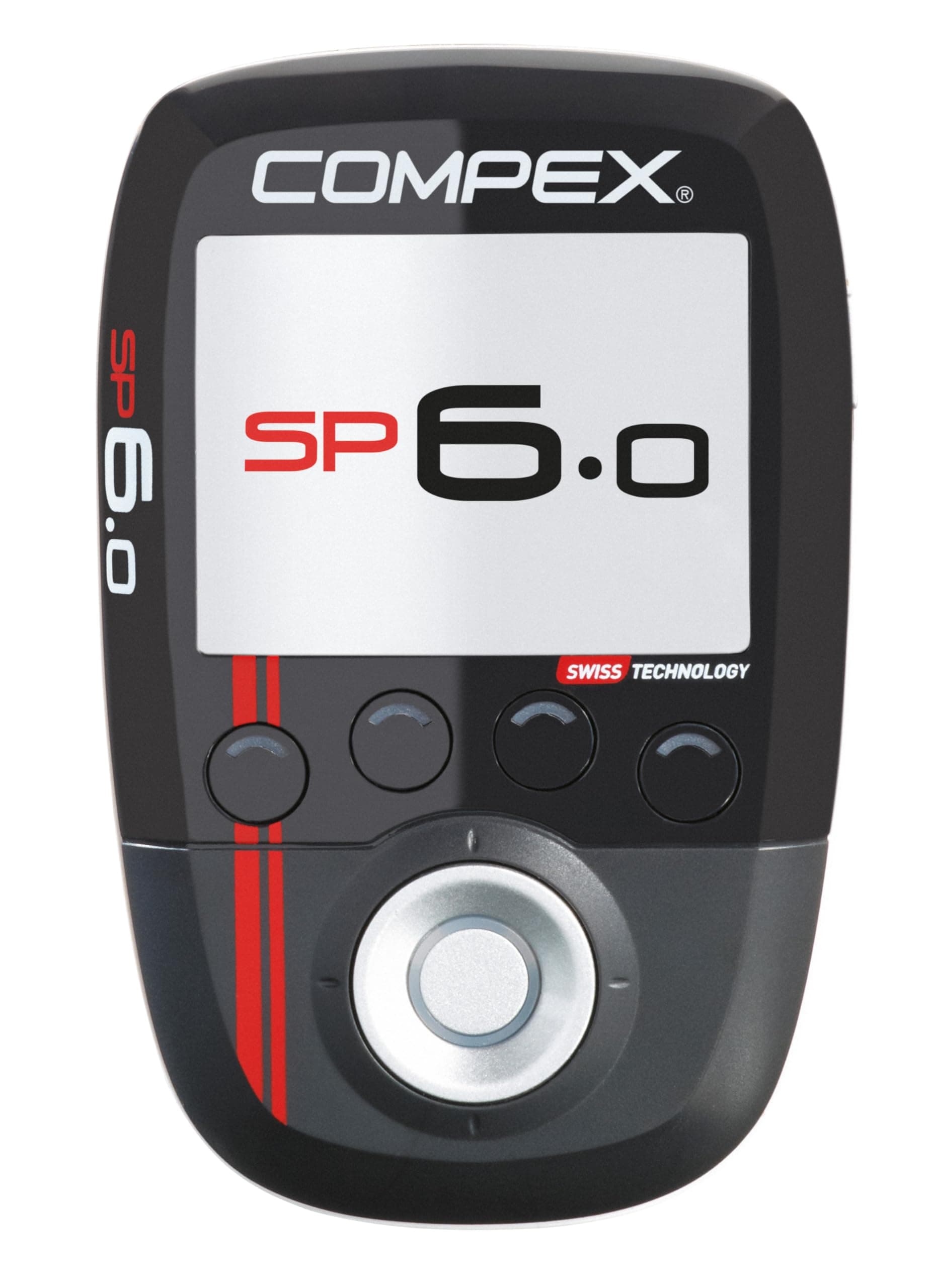 Compex SP 6.0 - Electroestimulador Muscular inalámbrico, EMS,TENS y Masaje - 4 Canales Independientes, 999 Niveles de Intensidad y 30 programas