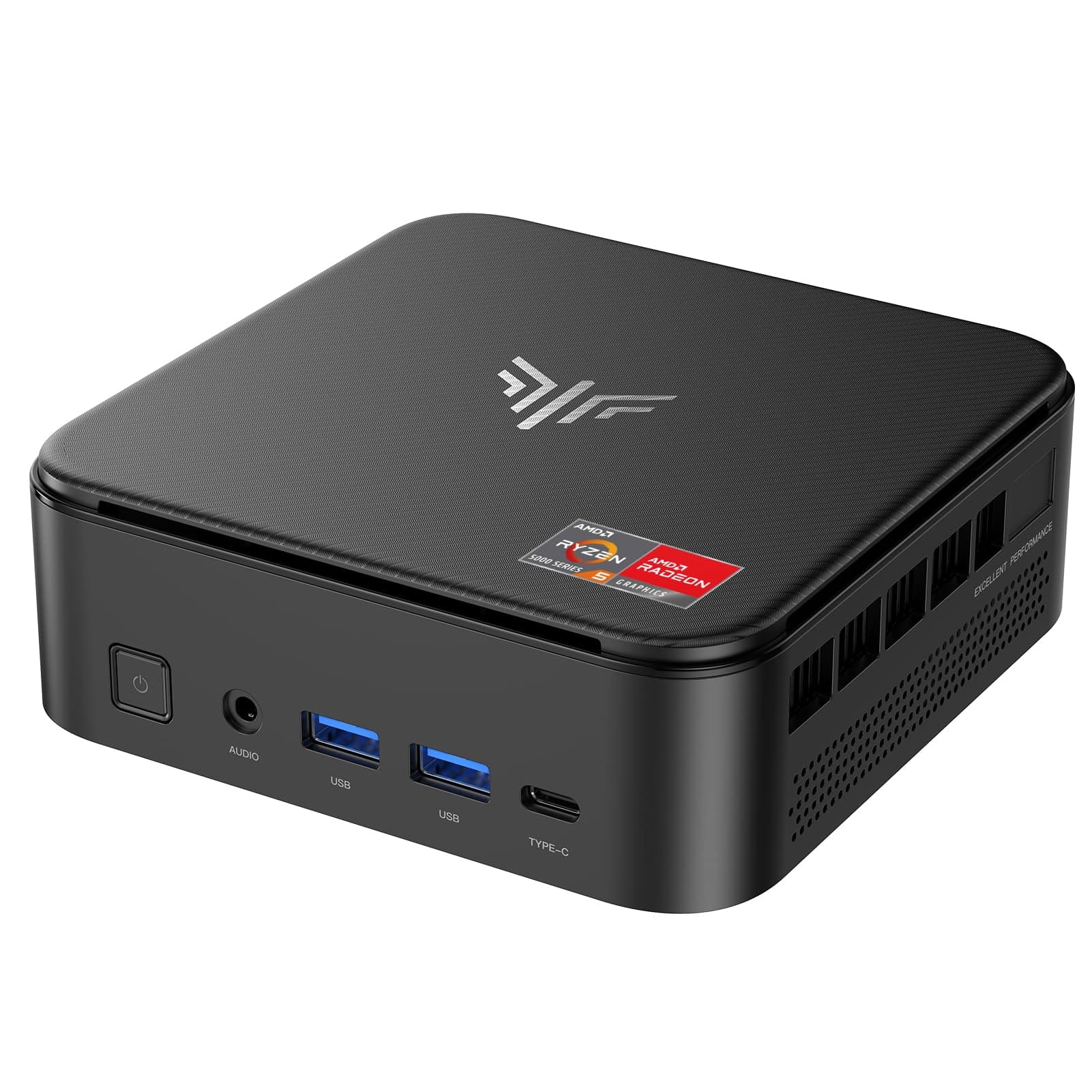 NiPoGi E3B Mini PC ΑΜD Ryzen 5 7430U(Max 4.3GHz,6C/12T) 32Go RAM(16Go+16Go Dual Channels)/1To SSD Mini Ordinateur de Bureau Étude WiFi 6/BT 5.2/4K Triple Display/VESA Supporté