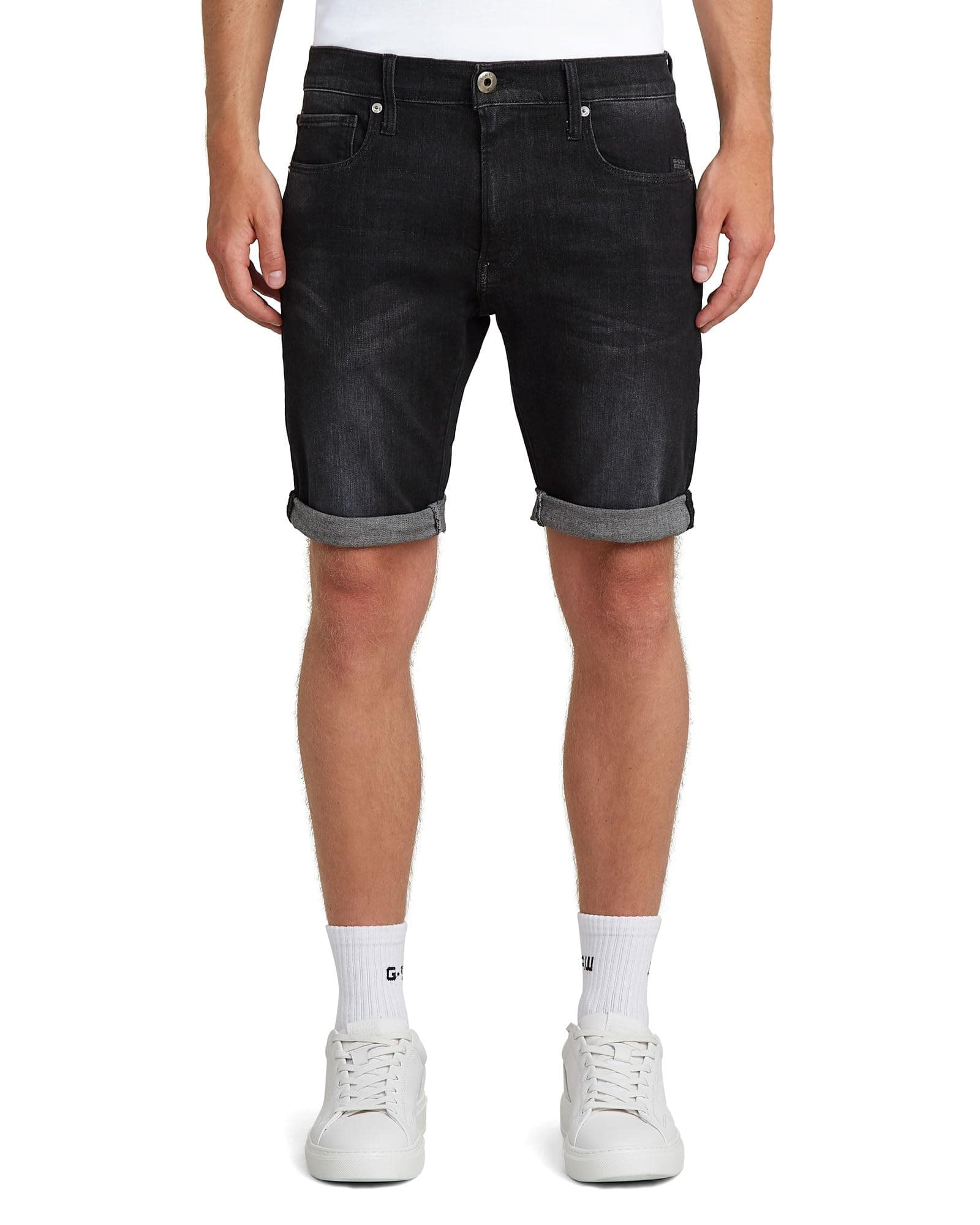 G-Star Herren 3301 Slim Denim Shorts