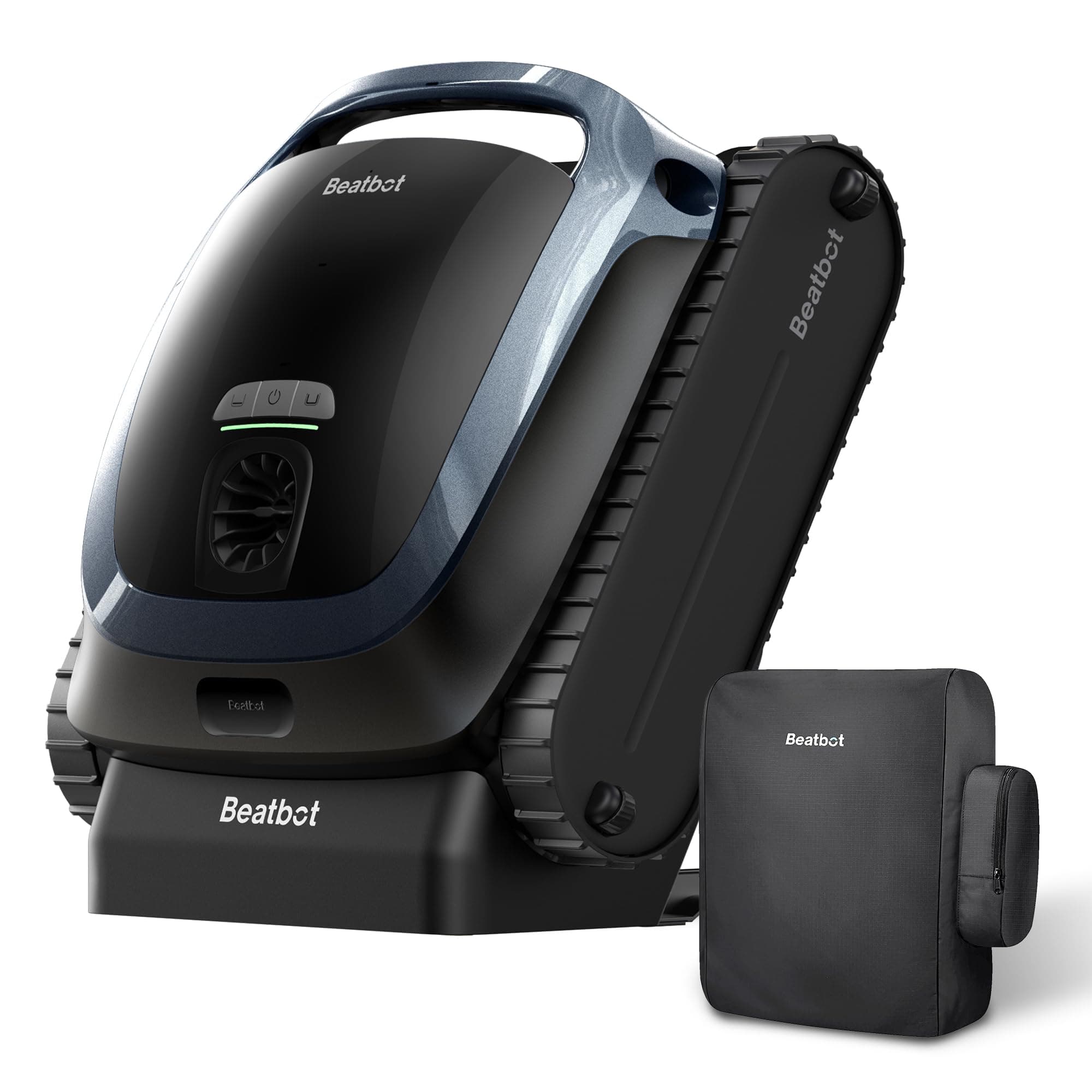 Beatbot AquaSense 2 Robot Piscine sans Fil Kit avec Couvercle d'origine, Aspirateur Piscine avec Remontée Automatique, nettoie Le Fond, Parois et flottaison, Nettoie la Ligne d'eau en 2 passages