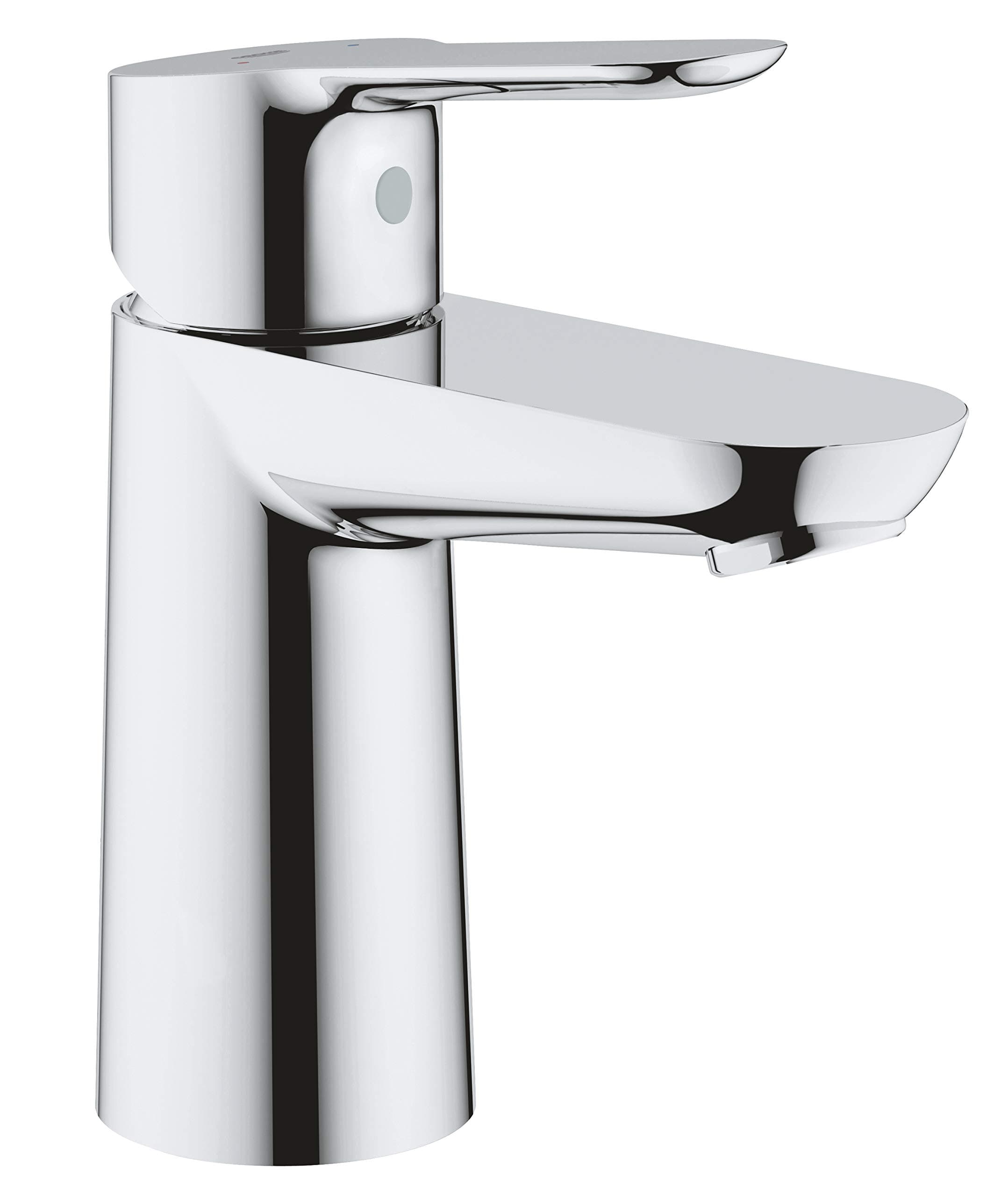 GROHE BauEdge | Grifo de baño con pila monomando para lavabo, tamaño S | con cartucho cerámico | cromado | 23330000