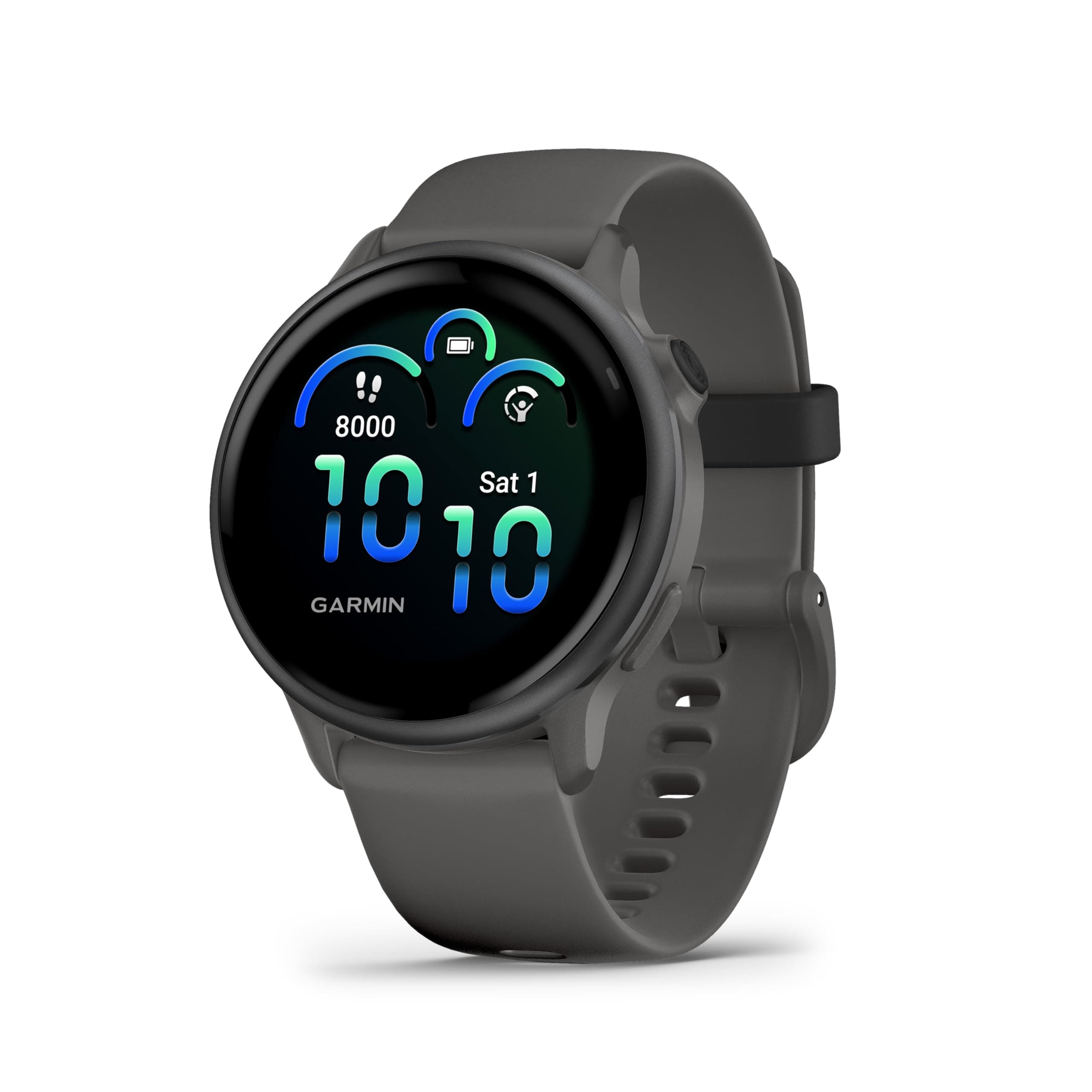 Garmin vívoactive 6 - Montre connectée avec GPS Forme & santé avec écran Ultra-Lumineux - (Pebble Grey/Slate)