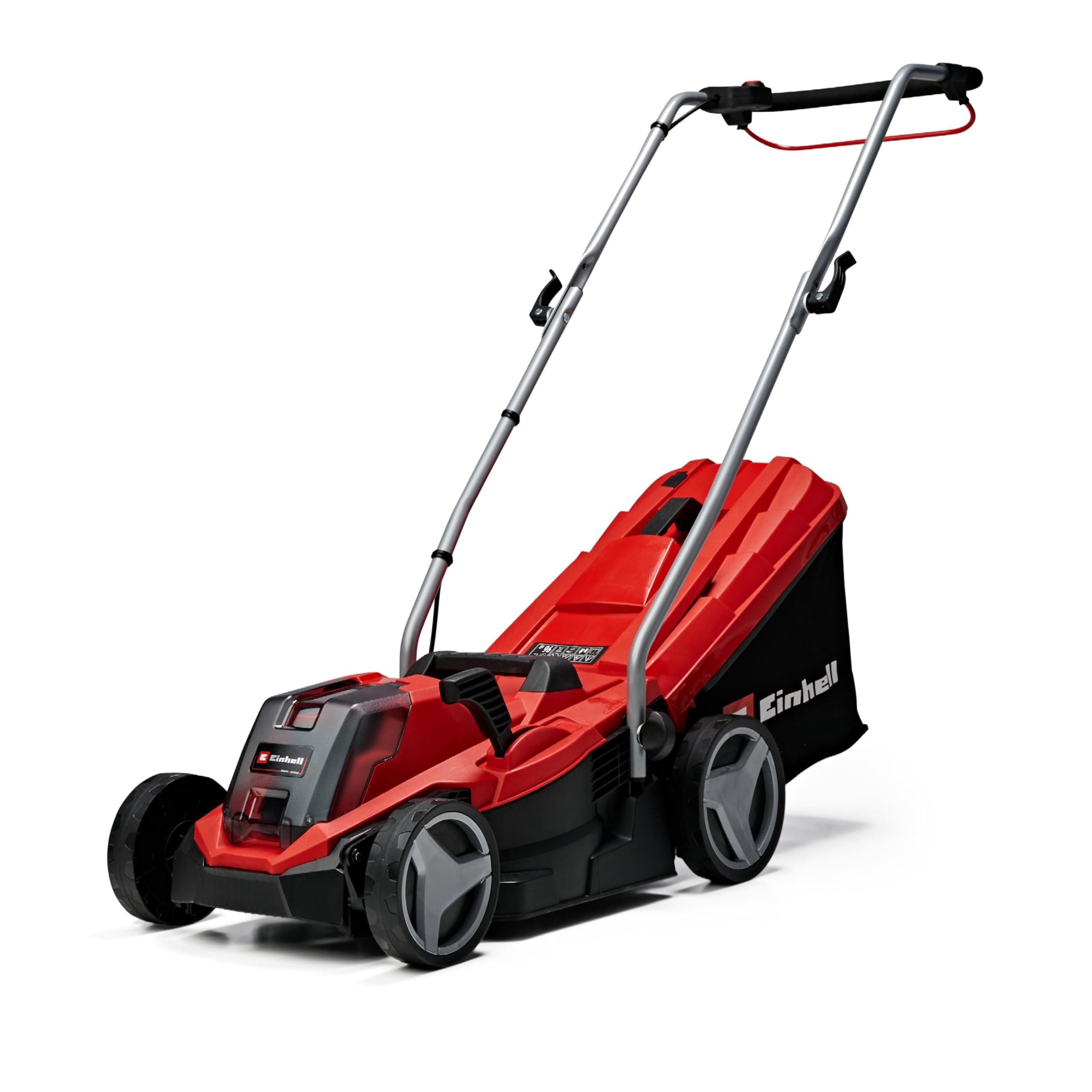 Einhell Tondeuse à Gazon sans Fil GE-CM 18/33 Li-Solo Power X-Change (18 V, 200 m², 33 cm, 30 L, réglage de la Hauteur de Coupe en 5 étapes) Livré sans Batterie ni Chargeur