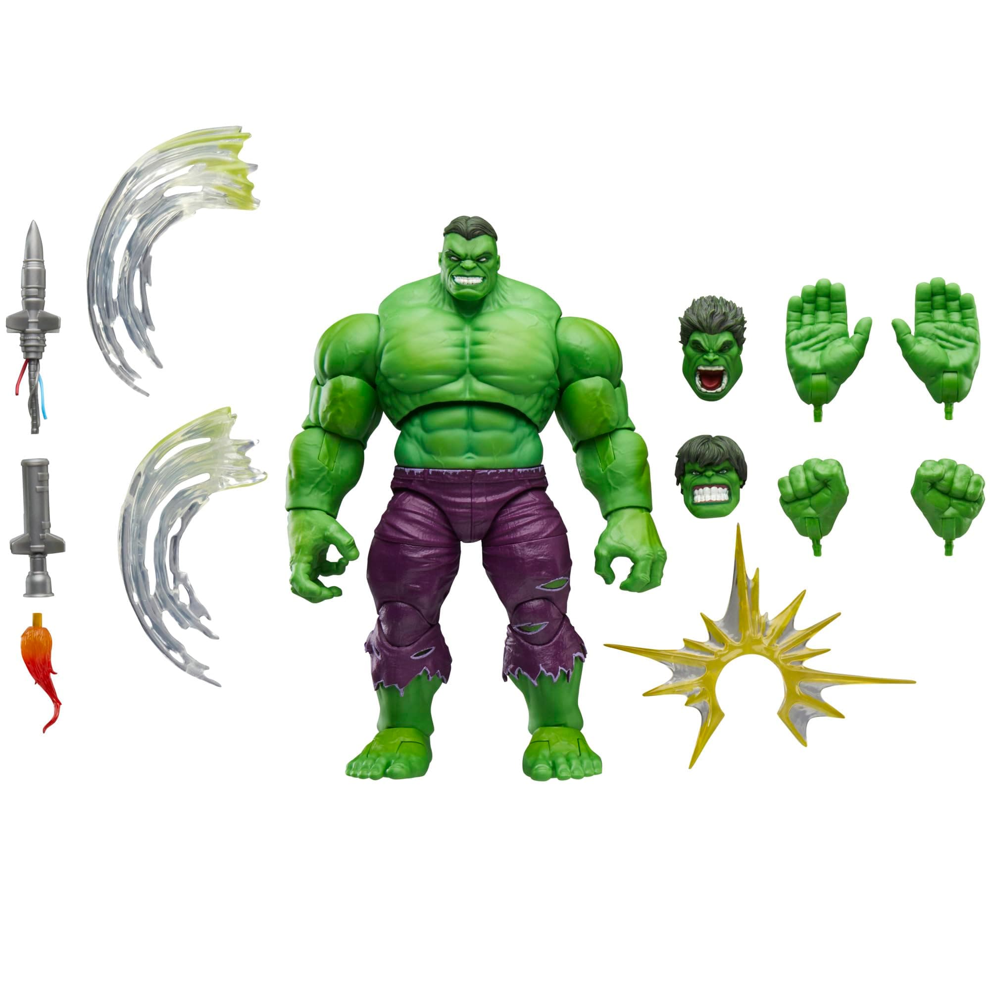 Marvel Legends Maximum Series Hulk Action-Figur, extra große Sammelfigur mit vielen Accessoires zum Sammeln und Ausstellen, für Kinder und Fans der beliebten Comics