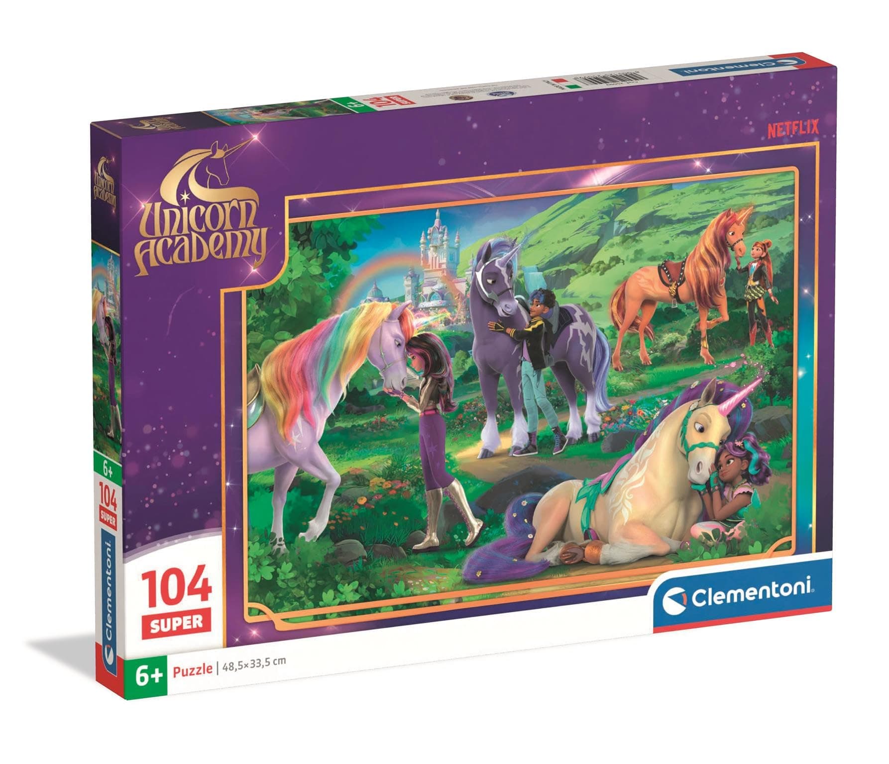Clementoni 104 SUPER Unicorn Academy 2 – Puzzle