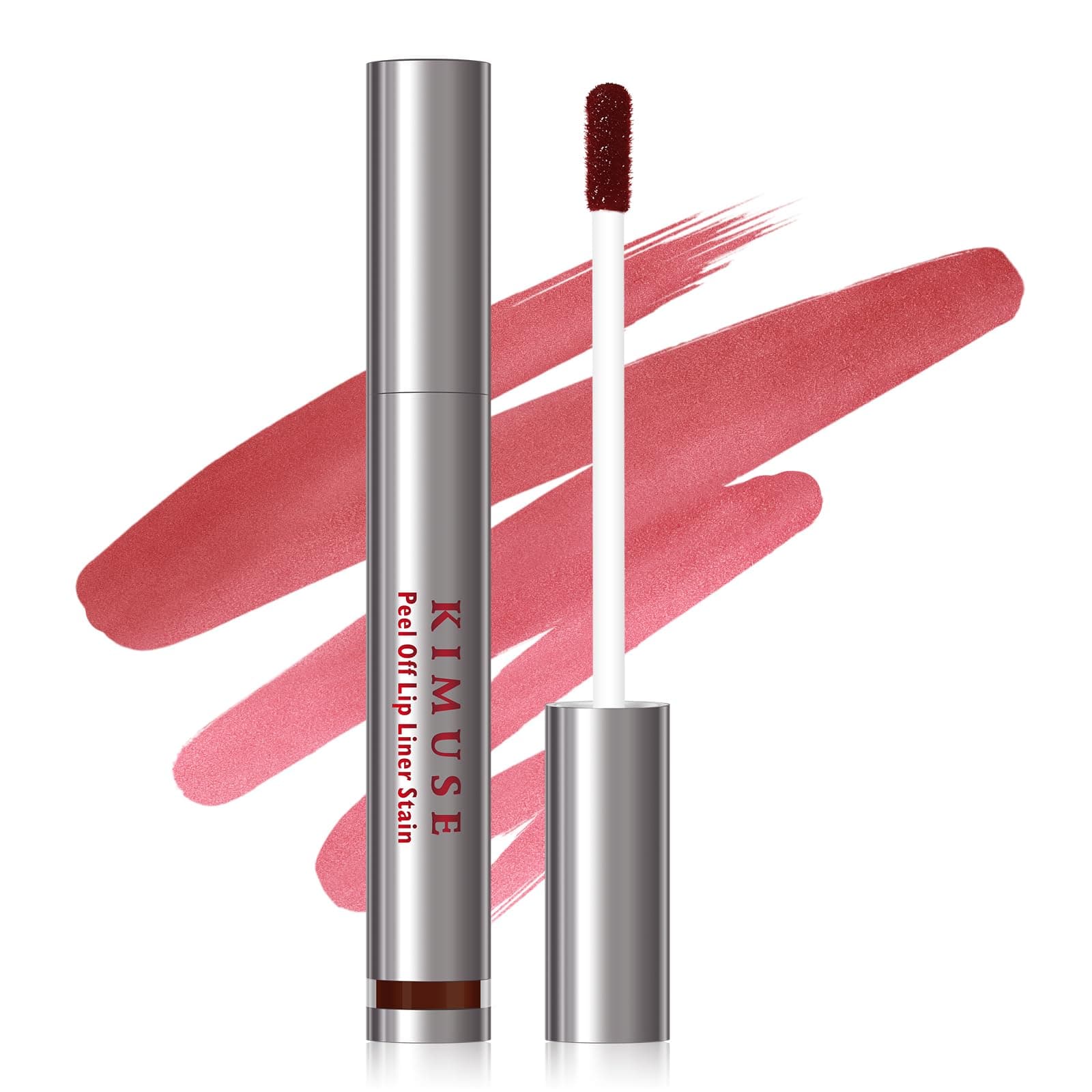 KIMUSE Peel Off Lip Liner Stain, Matita per contorno labbra, Tattoo Rossetto Lunga Durata Lip Liner, impermeabile e rimovibile, sfoderabile, Matte Finish