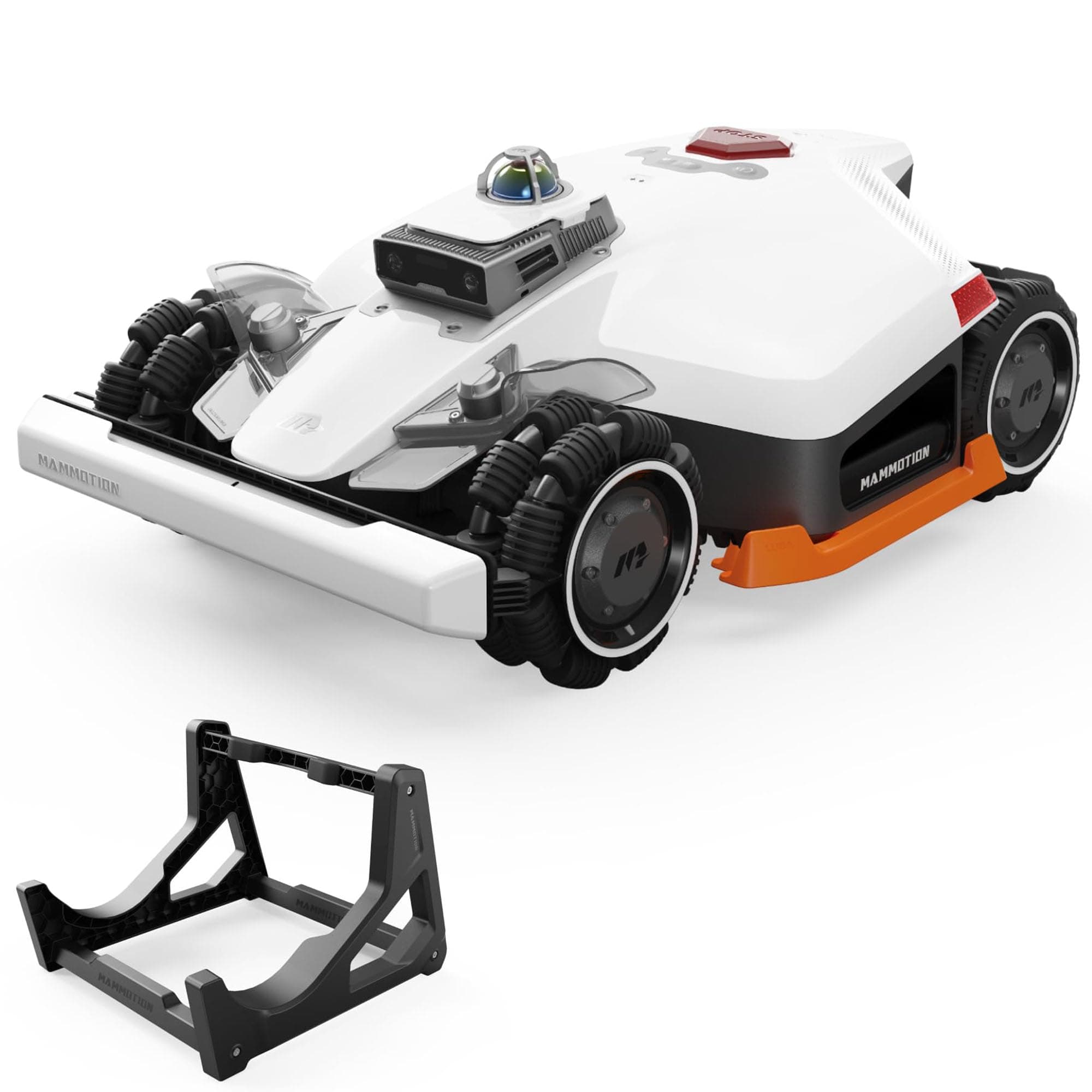 Mammotion LUBA 3 AWD 1500 Robot Tondeuse, LiDAR 360° + Double caméra avec contrôle par IA, 80% pentes, Gestion multizone jusqu'à 15 Zones, Hauteur de Coupe 25-70 mm