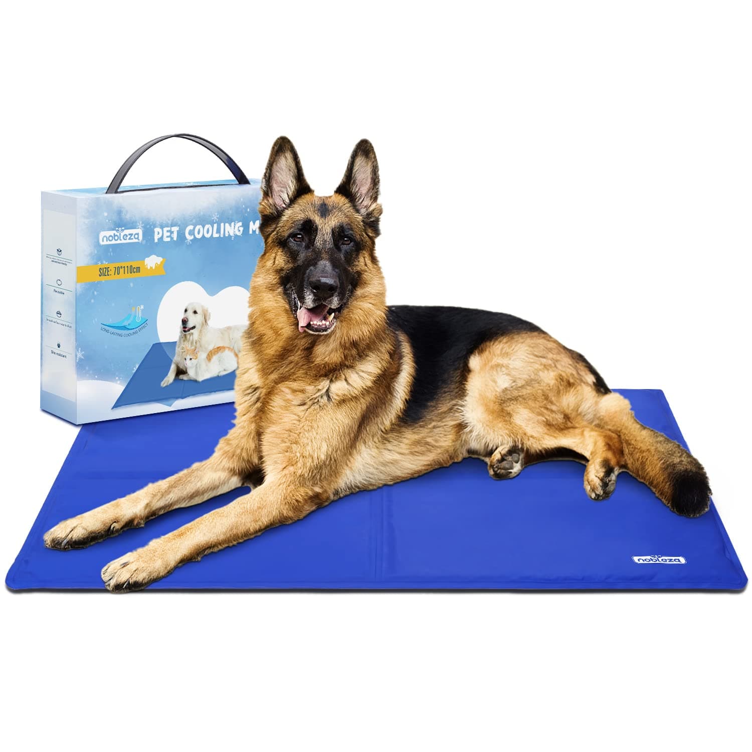 Nobleza - Tappetino Refrigerante in Gel per Cani, Gatti e Animali Domestici, Non tossico. 110 * 70 cm, XL