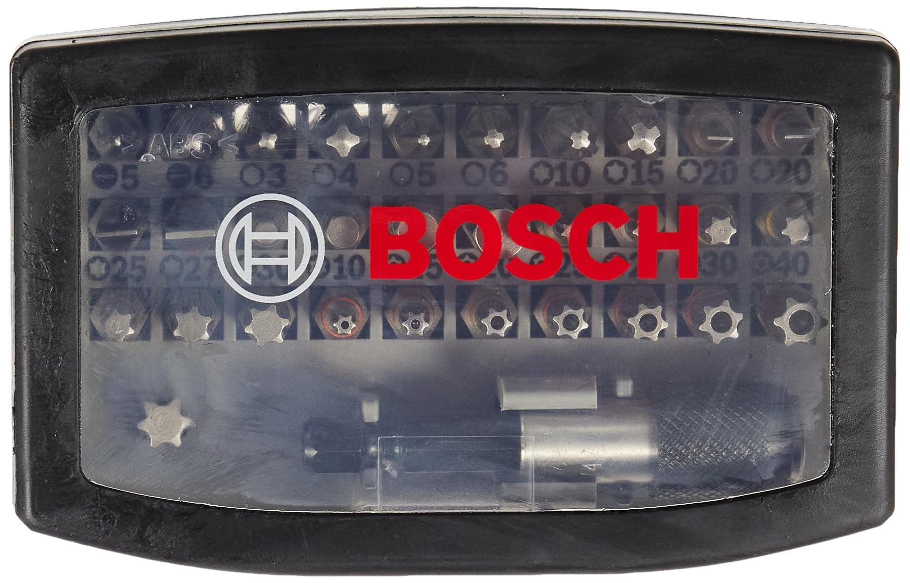 Bosch Professional 32 pièces Coffrets d'embouts de vissage Extra Hard (PH, PZ, T, TH, S, HEX-Bit, Accessoires Perforateurs et Visseuses)