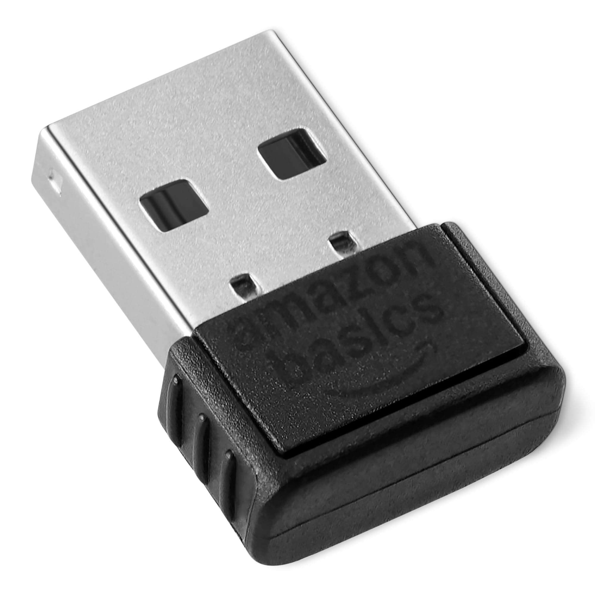 Amazon Basics Adaptateur USB Bluetooth 5.4 pour PC, Récepteur USB pour Souris, Clavier et Ordinateur Portable Bluetooth, Compatible avec Windows 11/10/8.1