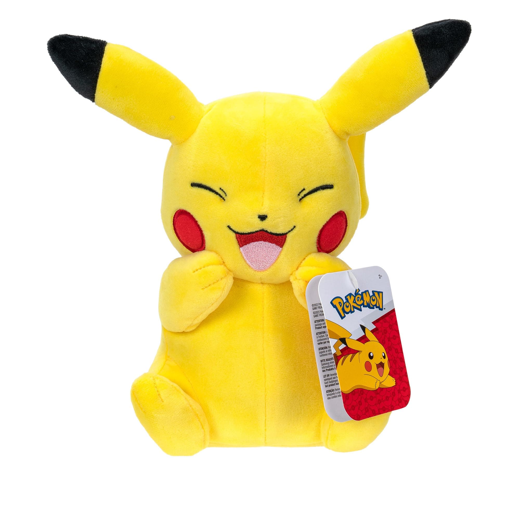 Pokémon PKW3080-20cm Plüsch - Pikachu, offizielles Plüsch
