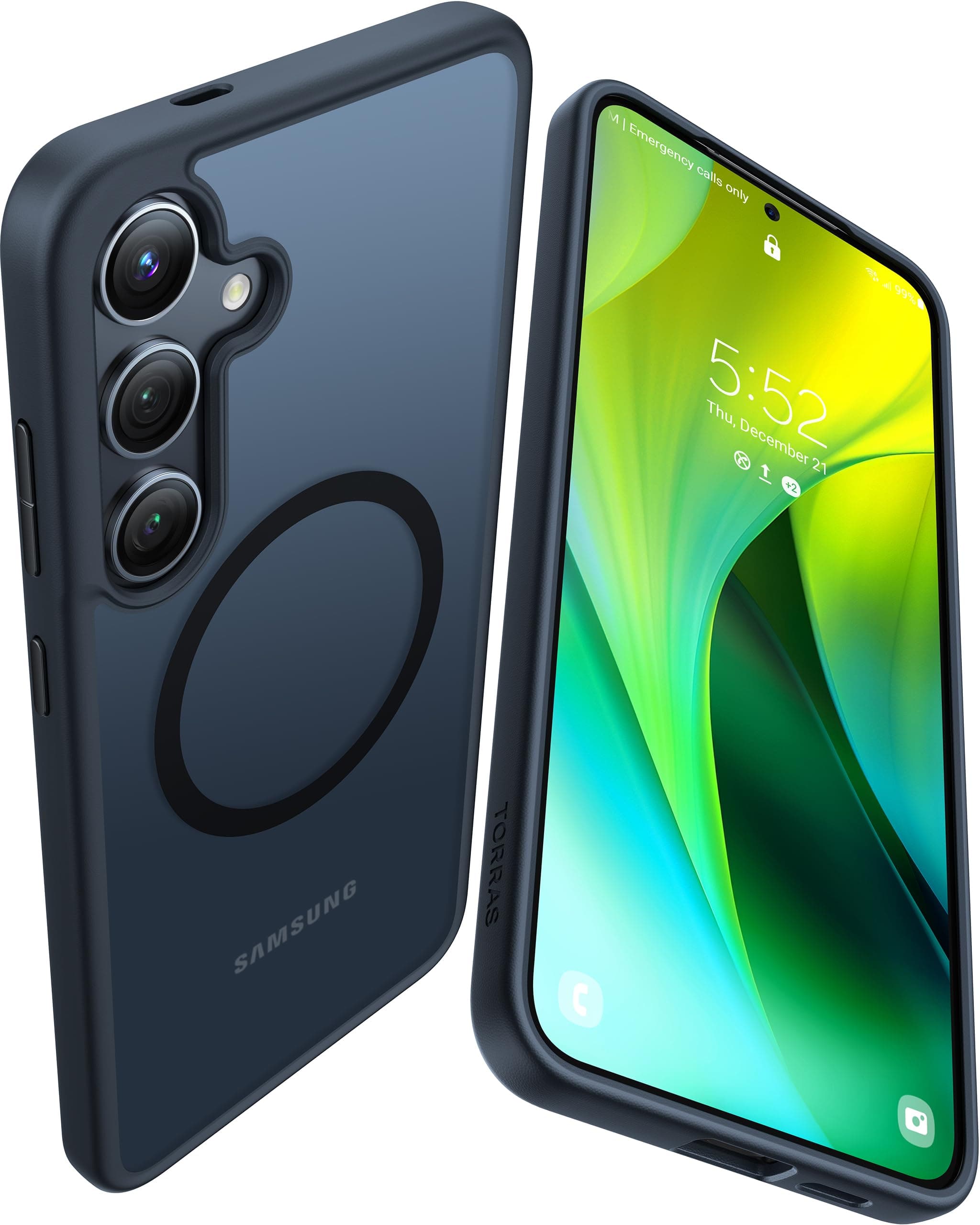 TORRAS for Samsung S24 Plus Case with Magsafe, 12FT Military Shockproof, Slim Thin but Sturdy, Velvety Touch Anti-Slip Texture, Magnetic Protective for Samsung Galaxy S24 Plus Case, Matte Black