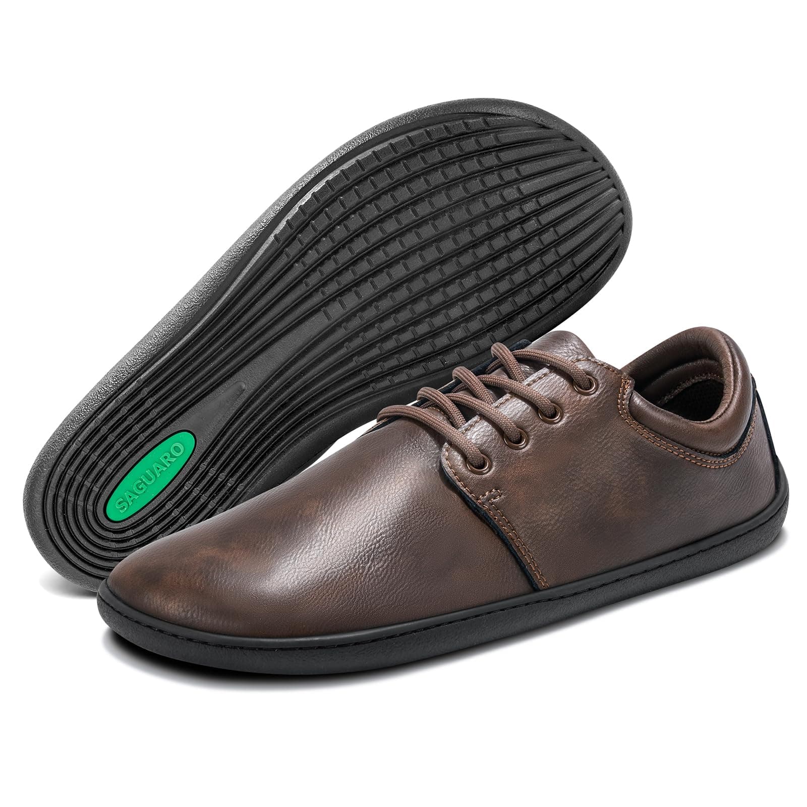 SAGUARO Zapatillas Minimalistas Barefoot Hombre - con Puntera Ancha, Noble II, Talla 36-48