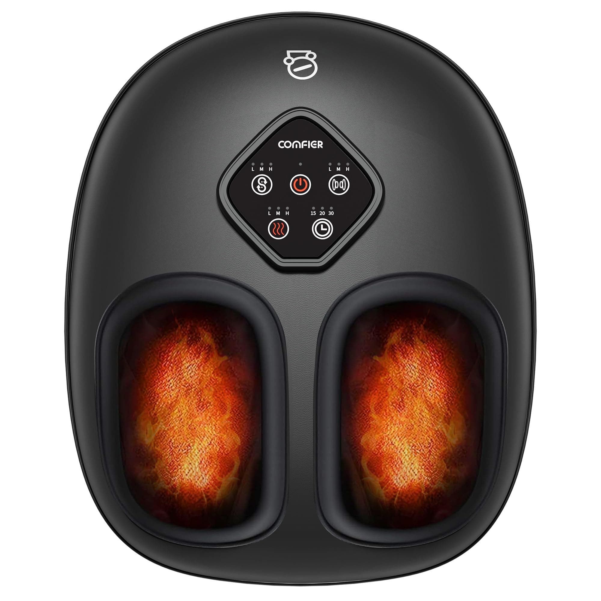 COMFIER masajeador de pies, Shiatsu masaje de pies con función amasamiento, rodadura y compresión, regalos para hombres mujeres