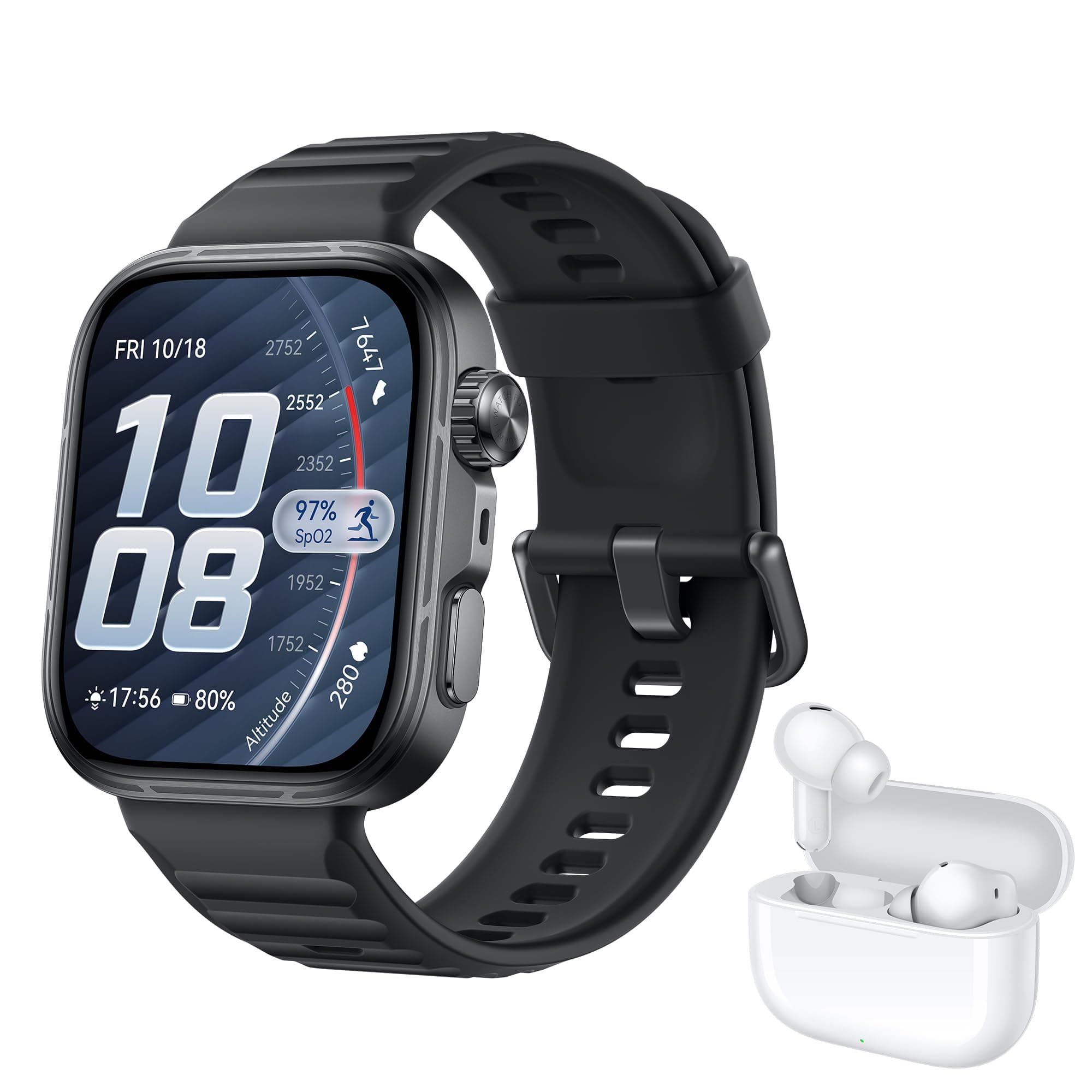 HUAWEI Watch FIT 5 Pro Smartwatch+FreeBuds SE 4 Weiß, GPS, Fitness Tracker mit EKG & Schlaftracker, 1,92" Display, NFC-Zahlung, Sportuhr mit Sportanalyse, Bis zu 10 Tage Akku, 5 ATM, Schwarz