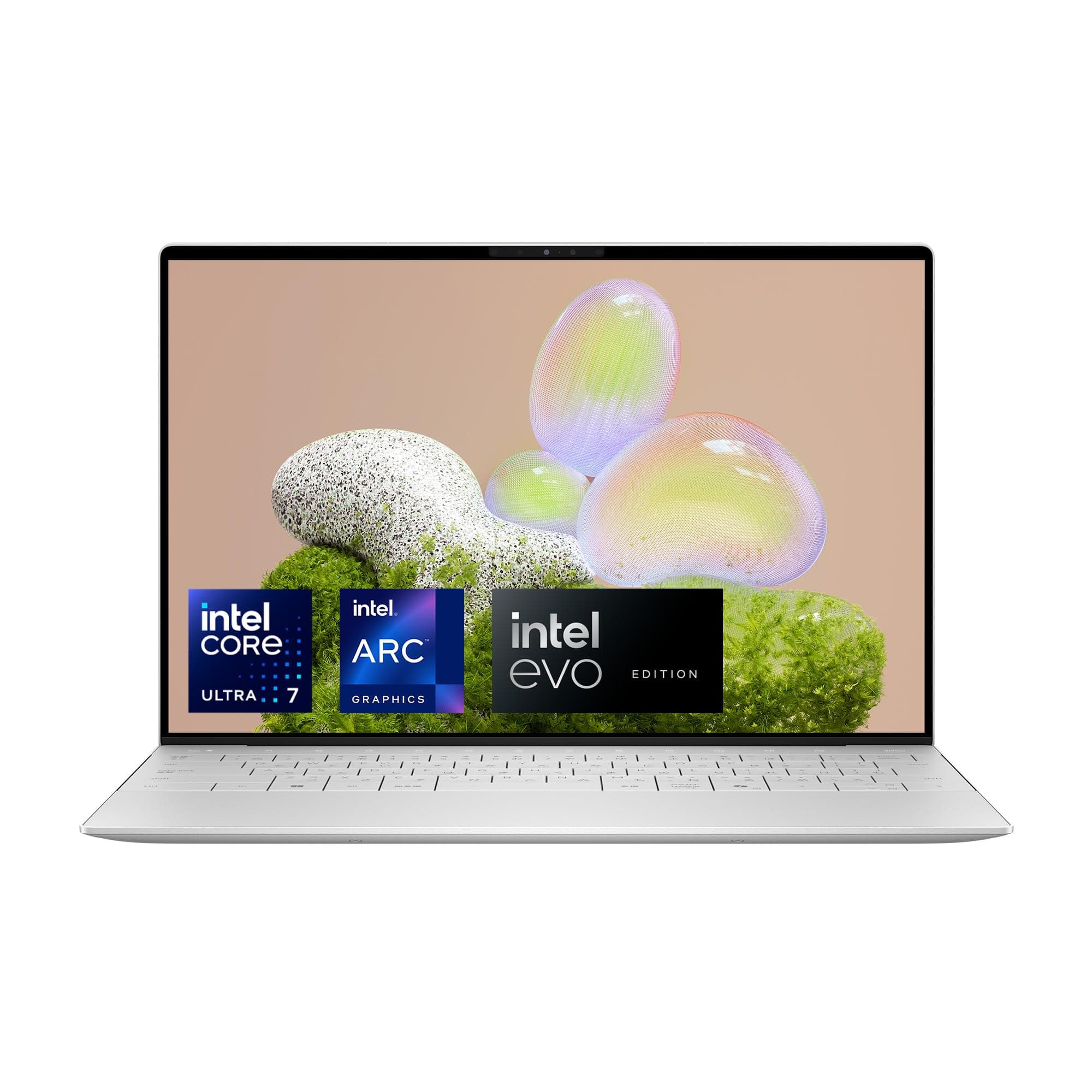 Dell XPS 13 (9350) PC Portable Copilot+ 13.4" FHD+ 120 Hz, Intel Core Ultra 7 Series 2 - Intel Evo Edition, 32 Go RAM, 1 to SSD, Intel Arc, Windows 11 Home, Clavier rétroéclairé AZERTY - Platine