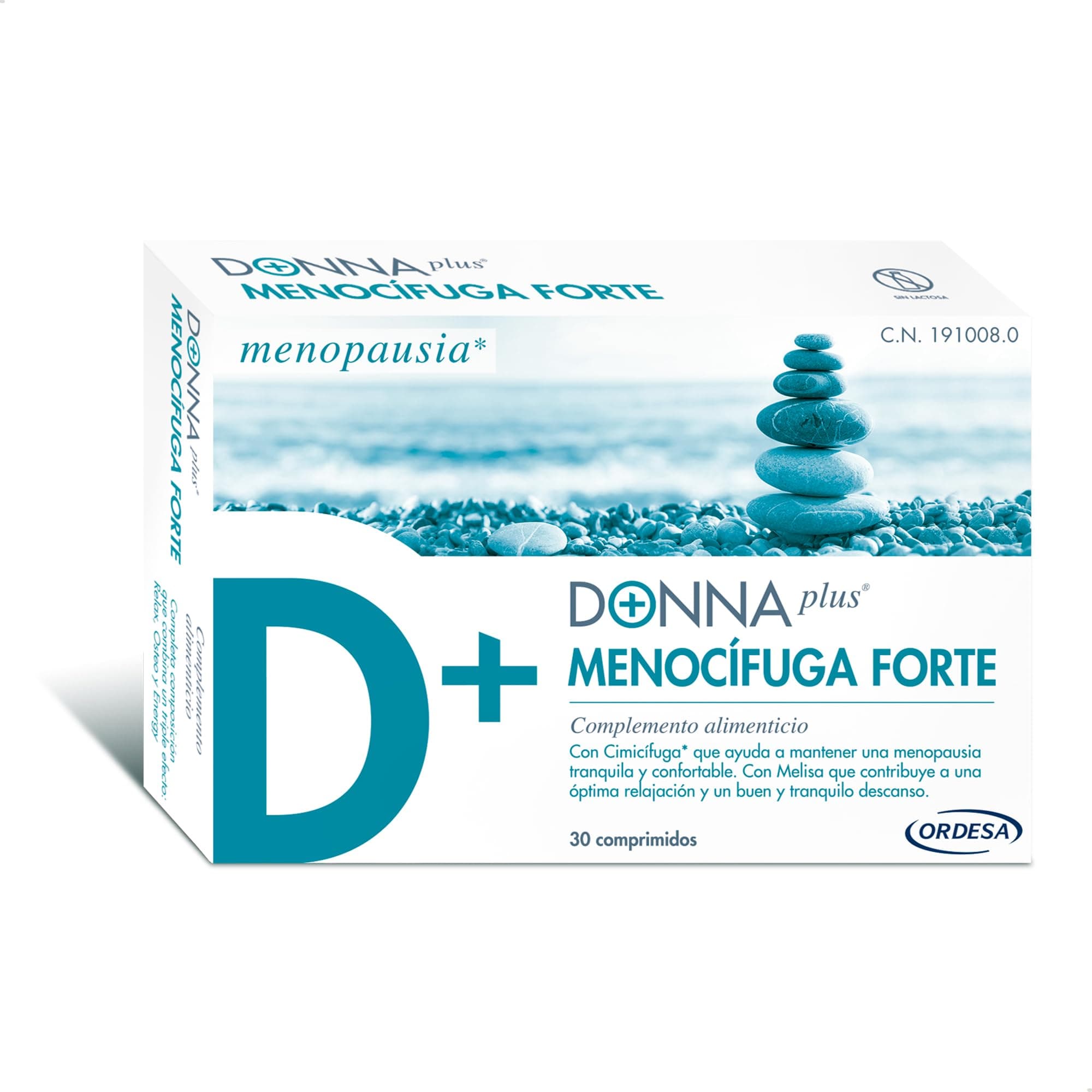 DONNAplus Menocífuga Forte | 30 comprimidos | Complemento Alimenticio para la Mujer en Edad de Menopausia con Melisa y Vitaminas