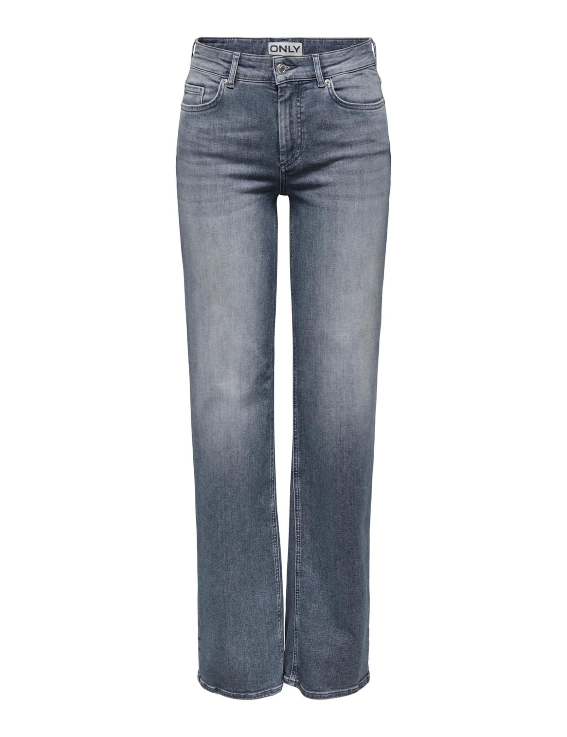 ONLY Female Straight-Fit Jeans ONLBLUSH Mittlere Taille Gerade geschnitten Jeans