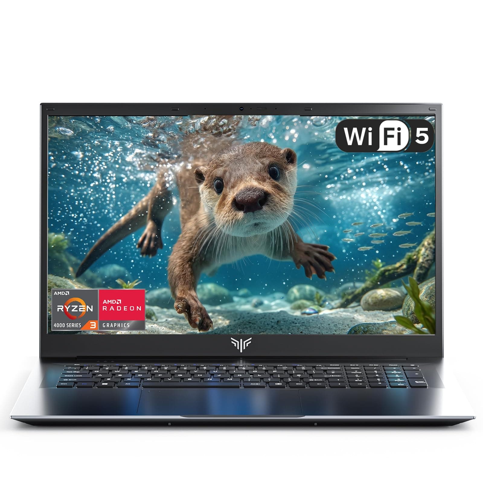 16" PC Portatile Processore Ryzen R2544 Fino a 3.7GHz, 16GB RAM DDR4, 512GB SSD Espansione 2TB, Computer Portatile 1920x1200 FHD, 180° Pieghevole, Webcam, Type C, 54.72Wh Batteria, Laptop Studiare