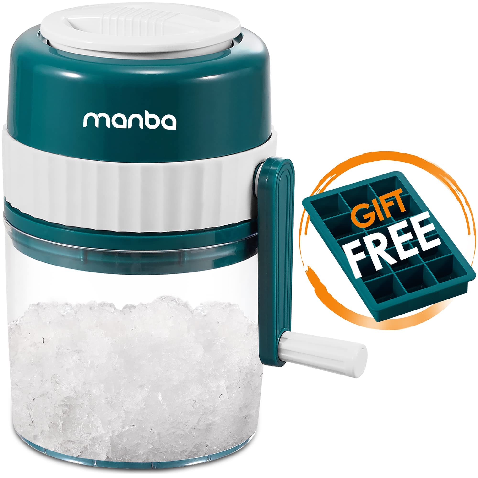 MANBA Machine à glace pilée et à granité - Broyeur à glace portable haut de gamme sans BPA