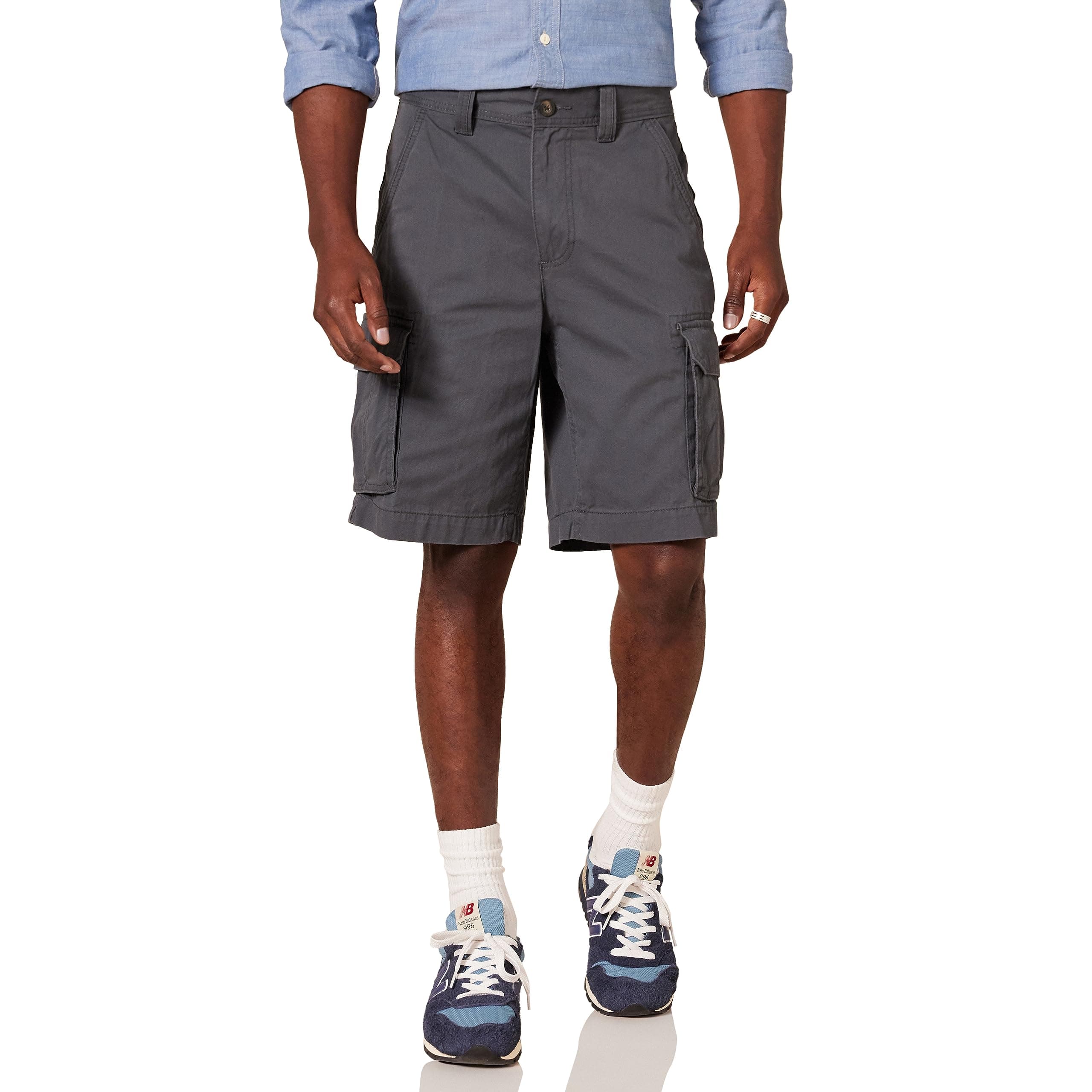 Amazon Essentials Herren 25cm Cargo-Shorts in klassischer Passform (erhältlich in Big & Tall)