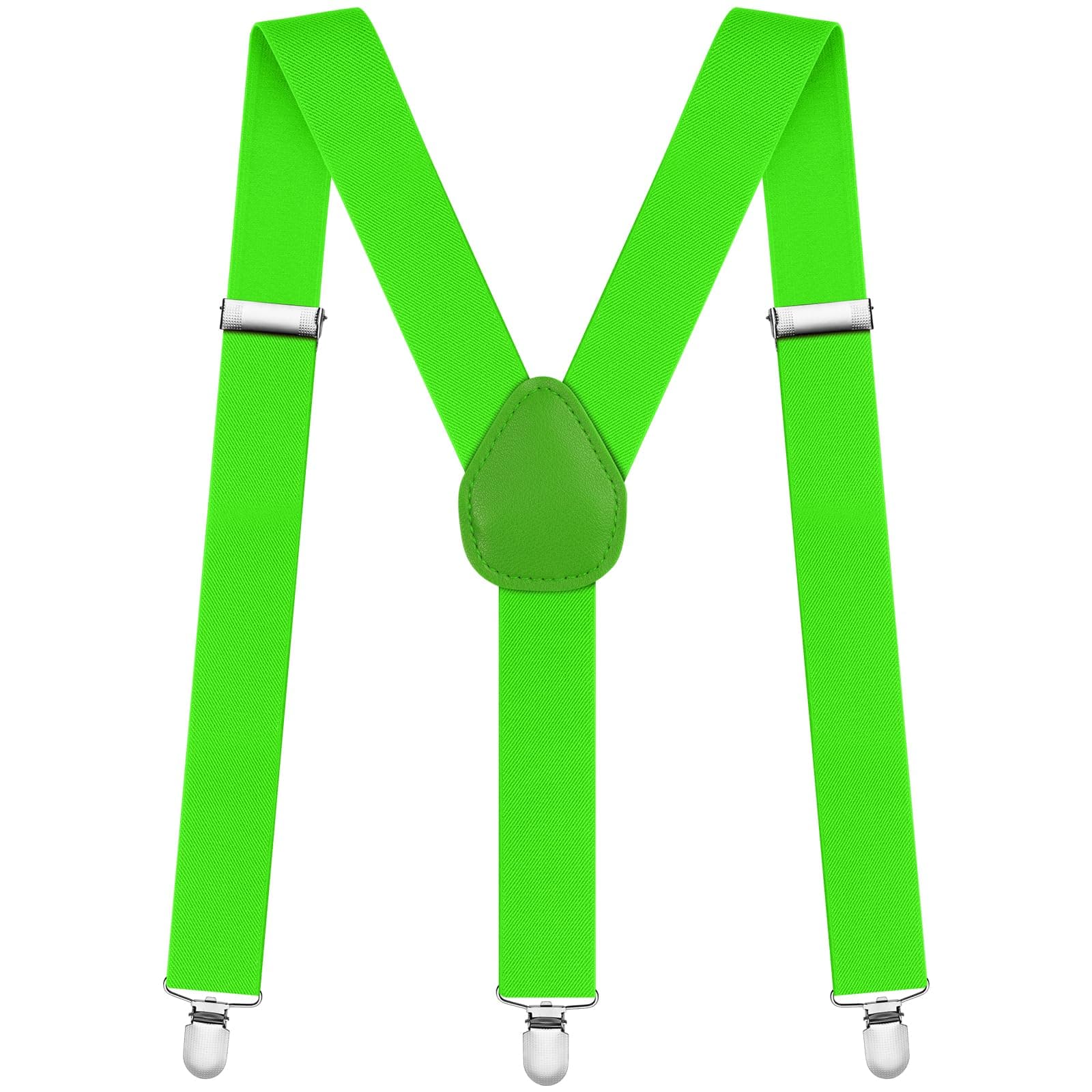 Aomig Bretelle, Bretella con Forte Clip, Elastici Registrabili Bretelle Uomo Donna Larghe 3.5cm, Bretelle Pantaloni per Camicie, Abiti, Feste, Affari