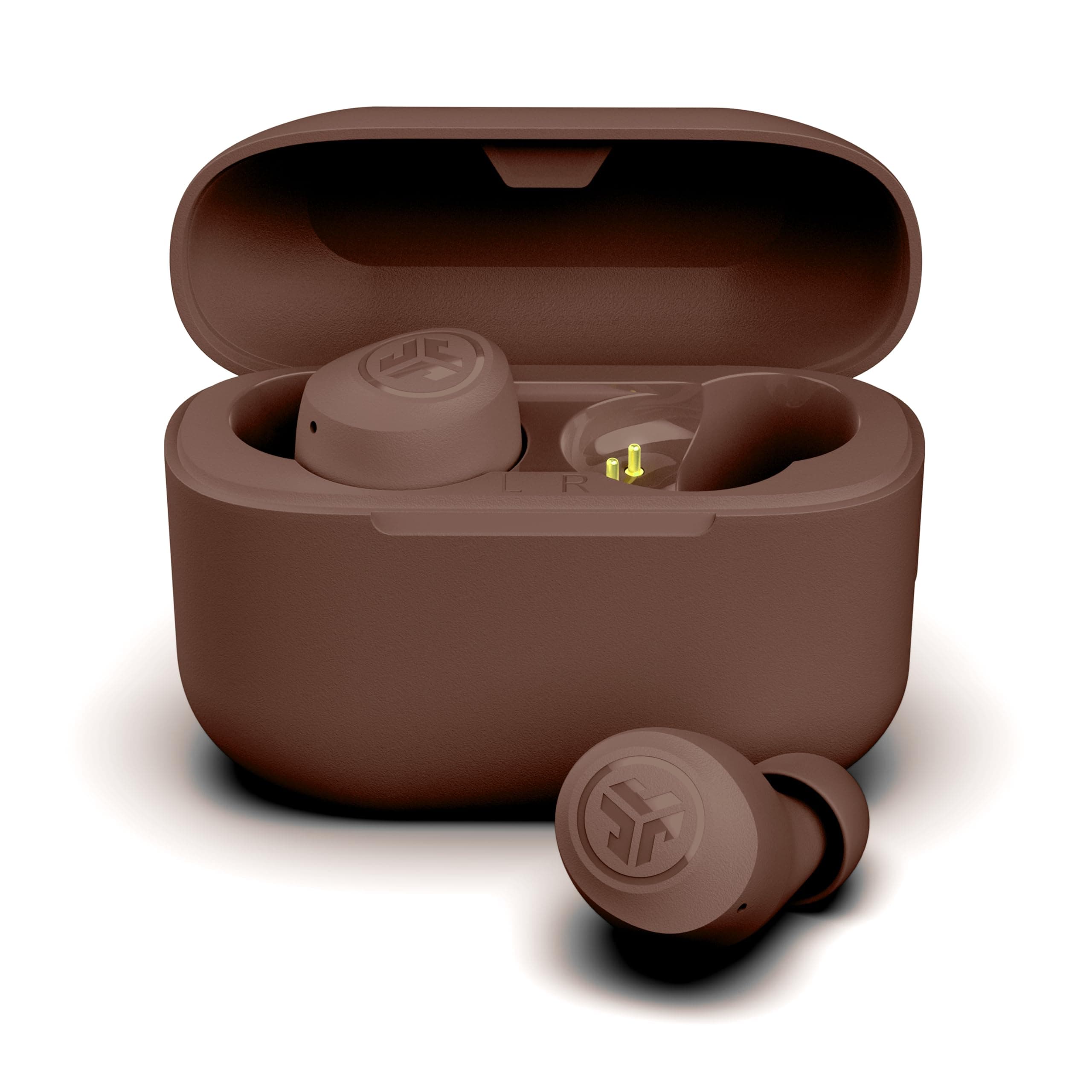 JLab Go Air Pop+ Cuffie Bluetooth In Ear Piccole, Auricolari Senza Fili, 35H+ di Autonomia, IP55 True Wireless Earbuds con Microfono, Applicazione, Dual Connect, Custodia Ricarica, Tone 4625