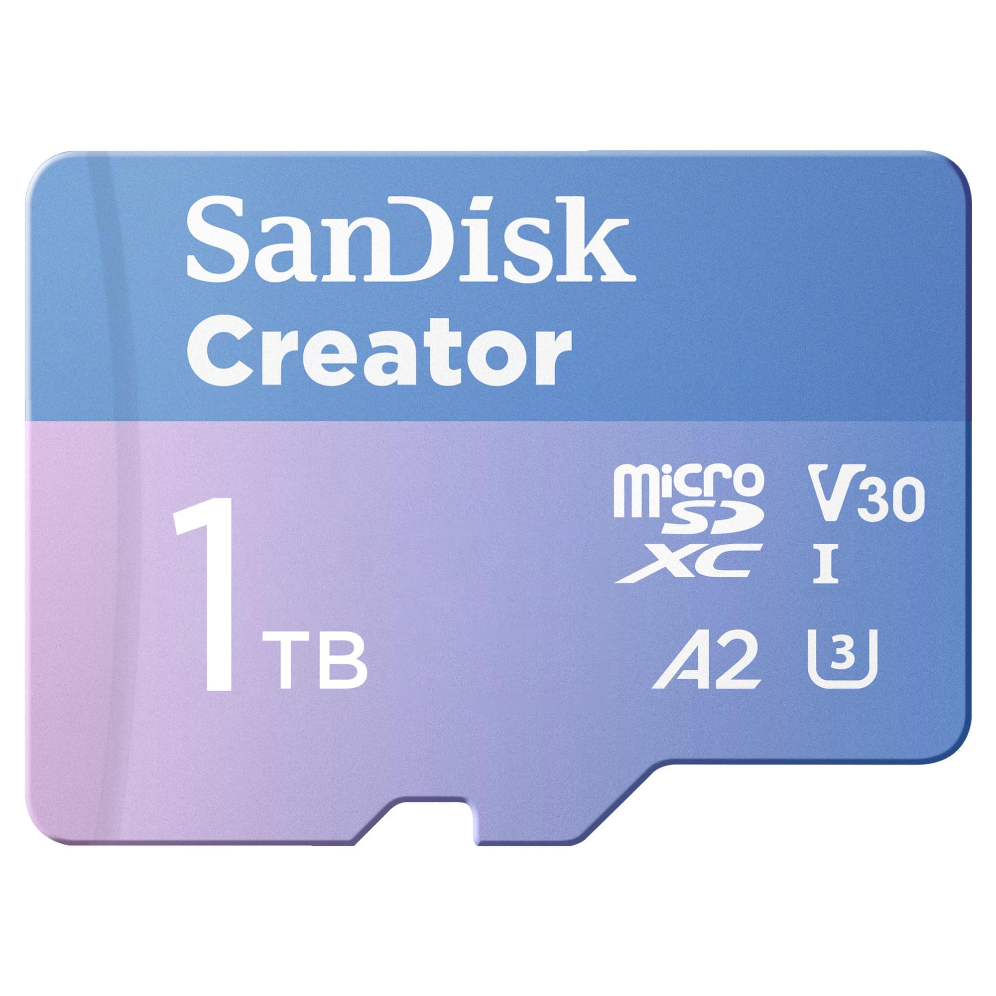 SANDISK Creator Carta microSDXC UHS-I 128 GB + Adapter (Per Smartphone, Action Camera e Droni, 5,3K i 4K, A2, C10, V30, U3, fino a 190 MB/s, 3 mesi di Adobe Lightroom inclusi)