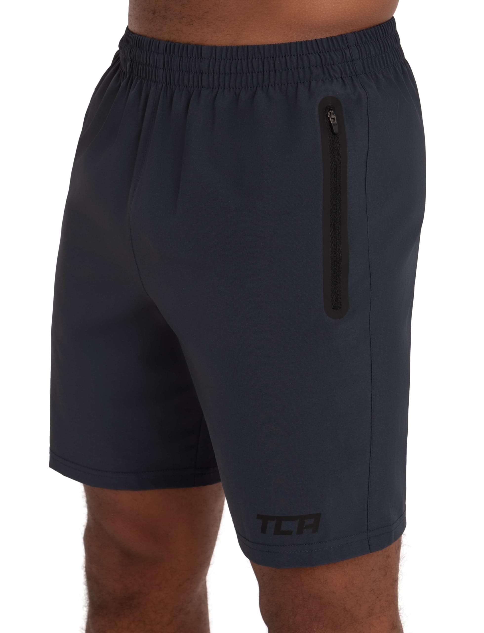TCA Pantalones Cortos Hombre Deporte con Bolsillos de Cremallera - Pantalon Corto Deportivo Hombre Tecnología Elite Tech - Running Shorts Men Gym Correr Padel