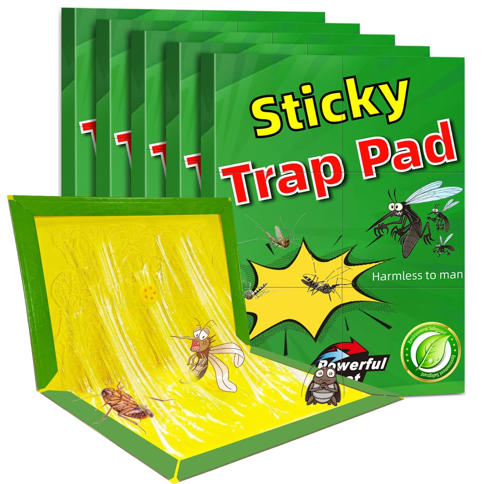 5 Pièces Piege a Souris, Piege a Rat, Anti Plaques Collantes Souris, Plaques de glu Anti, Puissant Mouse Trap Mulot Exterieur Efficace Interieur (5 Pièces)