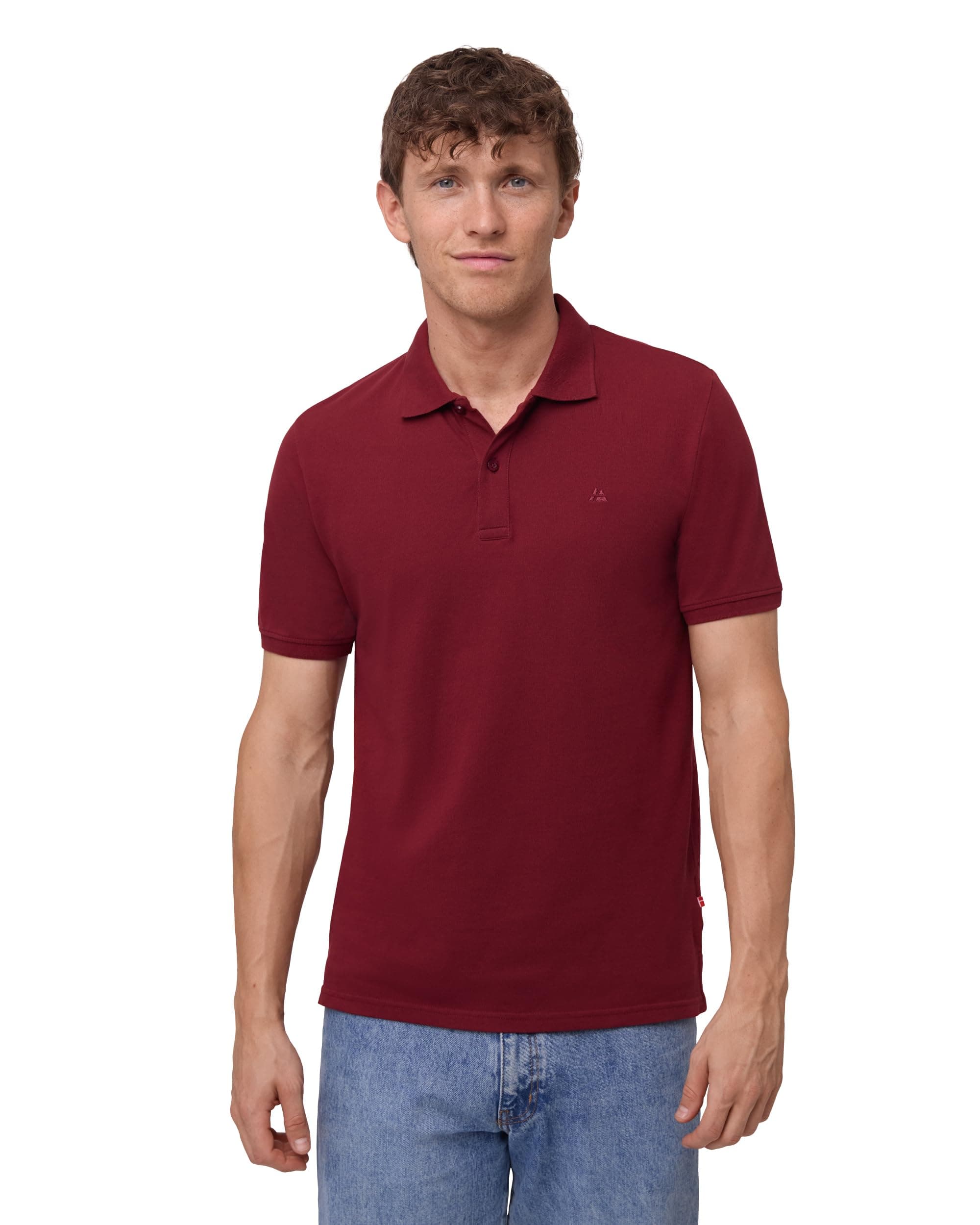 DANISH ENDURANCE Polo Hombre Manga Corta en Algodón Orgánico, Camiseta de Vestir, Suave y Cómoda, 1 o 2 Pack