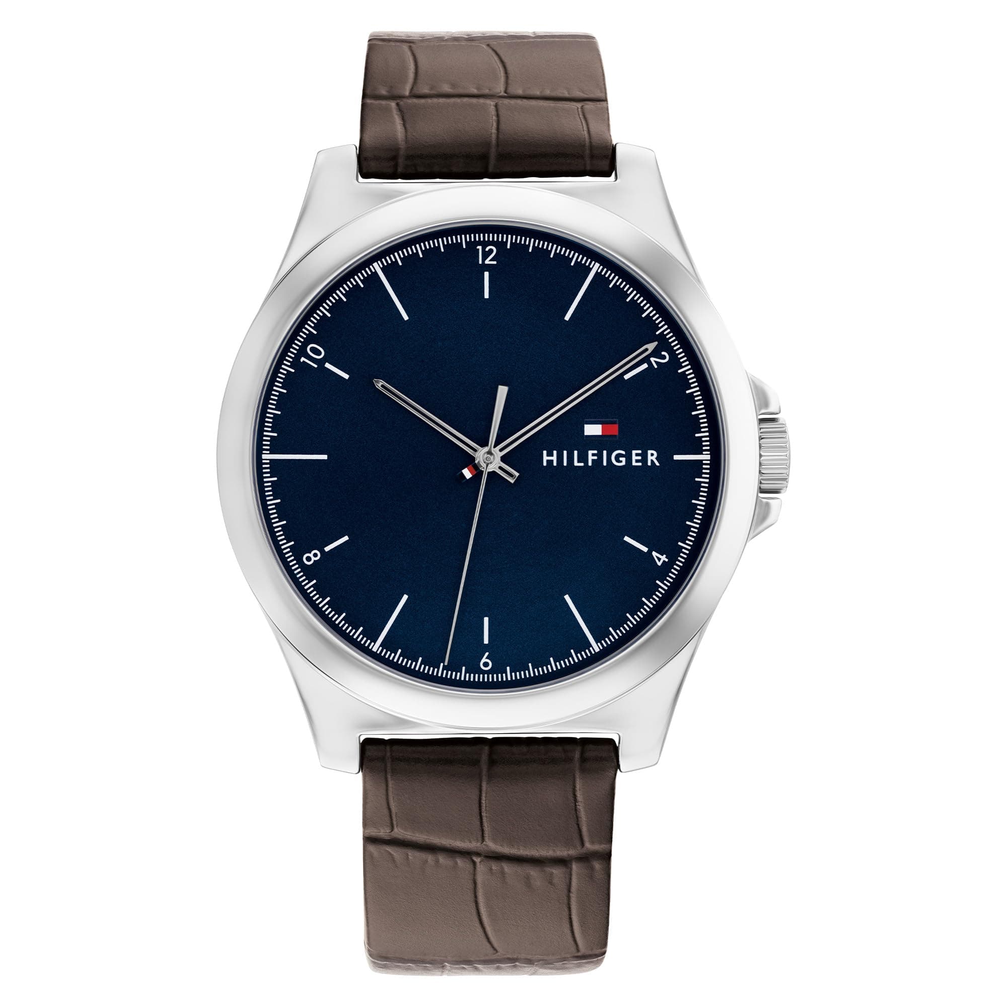 Tommy Hilfiger Montre Analogique à Quartz pour Homme avec Bracelet en Silicone, en Acier Inoxydable ou en Cuir