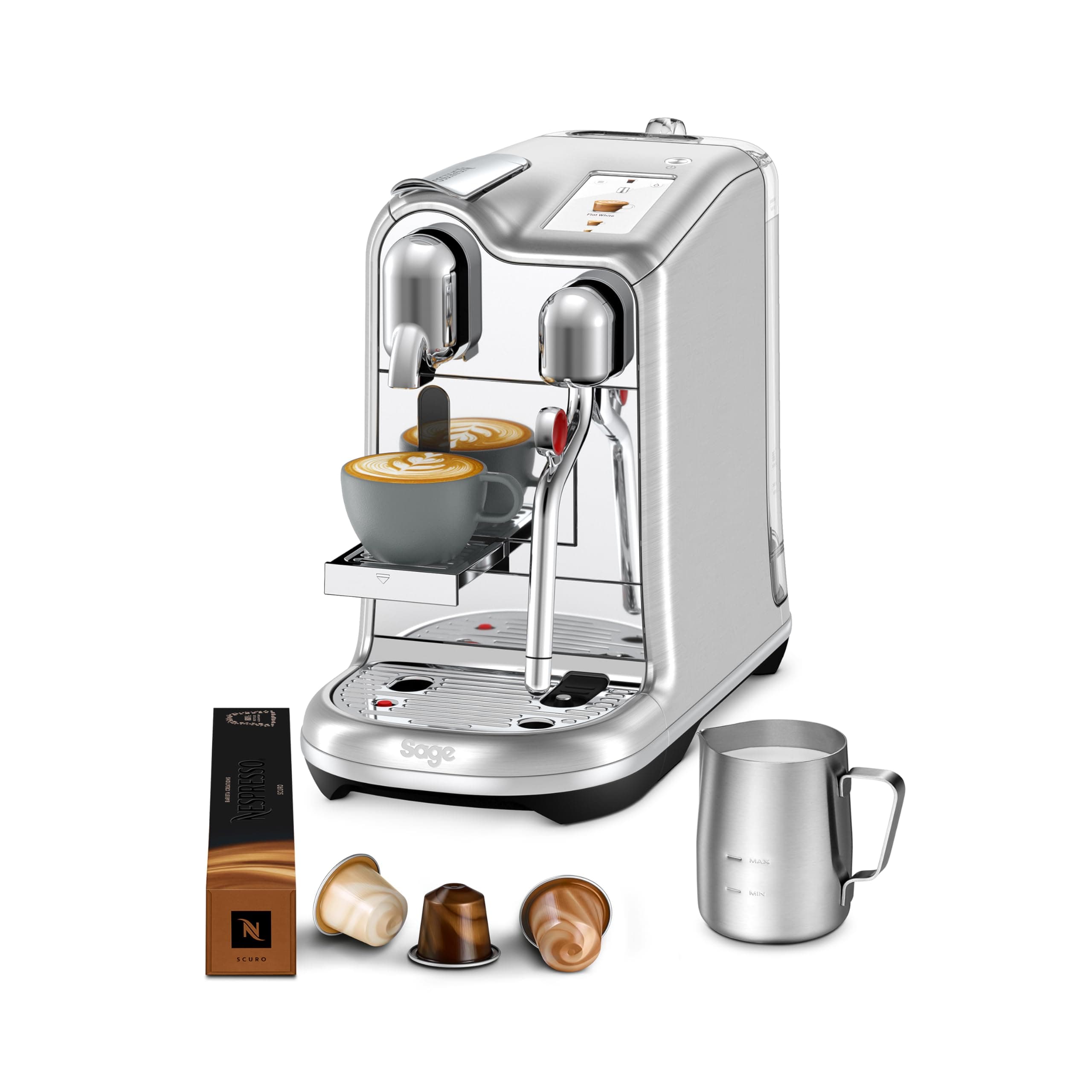 Nespresso Creatista Pro Machine à café, SNE900BSS par acier inoxydable, Sage Appliances