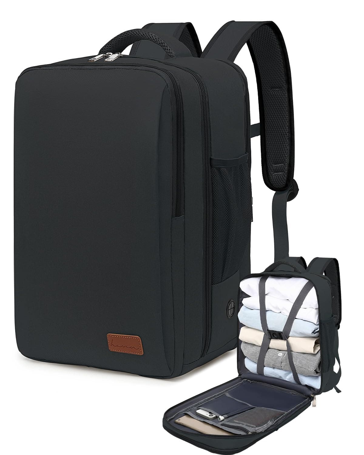 VMIKIV Zaino 40x30x20 Bagaglio a Mano per Zaino Ryanair 40x30x20 Zaini da Viaggio Aereo per Wizzair Borsone da Cabina Donna per Wizz Air BorsaPorta PC Uomo per Vueling in Aereo Travel Backpack