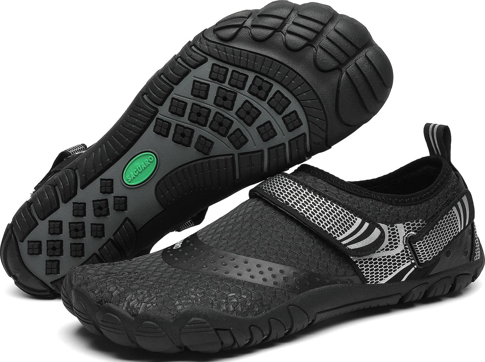 SAGUARO Badeschuhe für Herren Damen - 7/9 Drainagelöcher Schnelltrocknende rutschfest, Gr 35-48