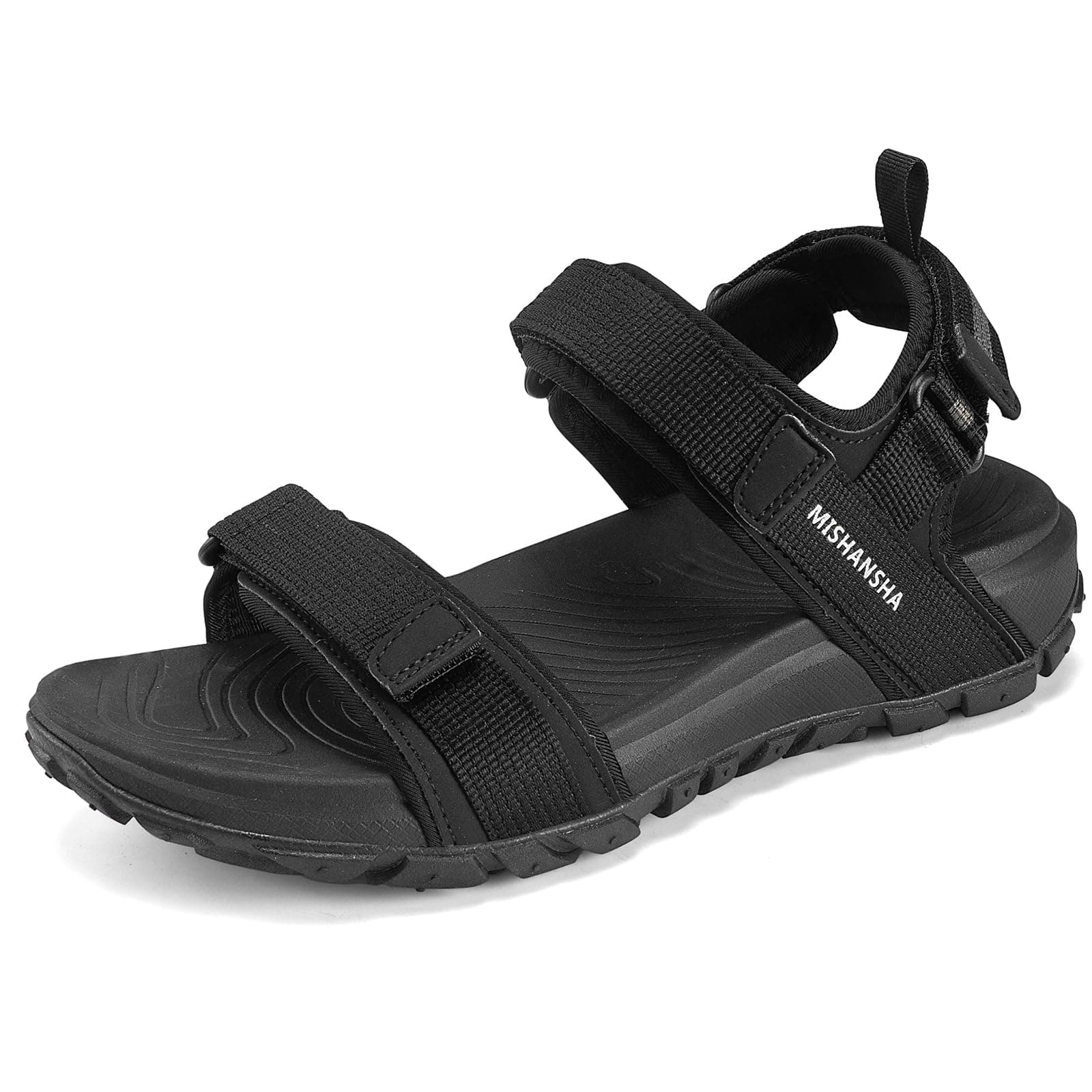 Mishansha Sandalias Hombre Trekking Punta Abierta 39-46 EU | Sandalias de Senderismo, Verano, Deportivas, Playa, Aire Libre