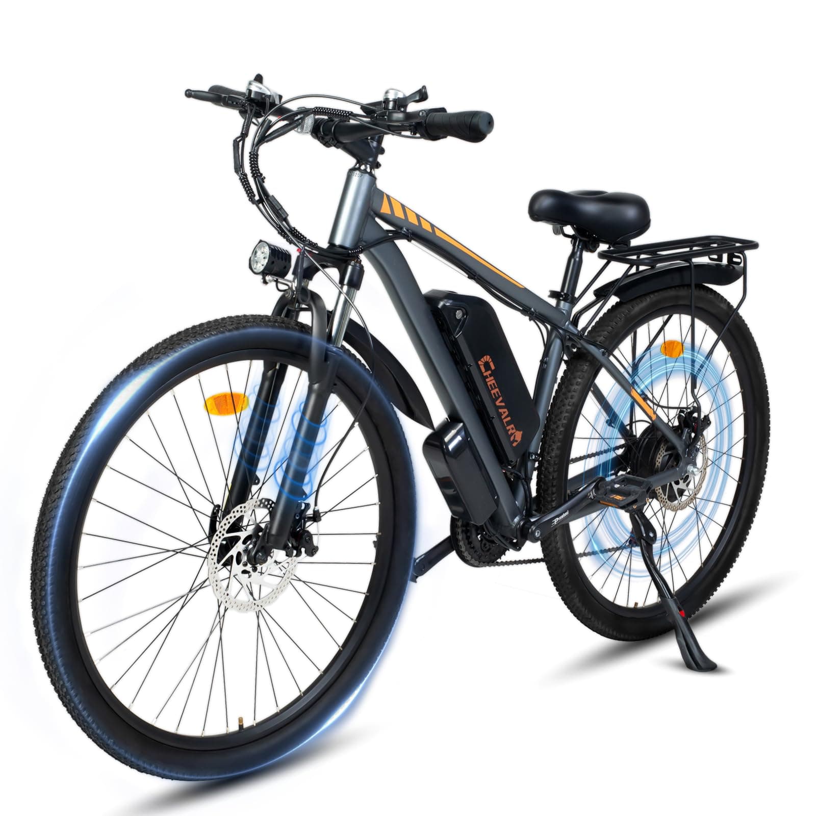 TIGUOWISH Bici Elettrica Uomo Adulti 29" - 250W, Batteria 48V 18.6Ah, Autonomia 50-90km, 25km/h, 21 Marce, Sospensione Idraulica - Ideale per Città e Montagna