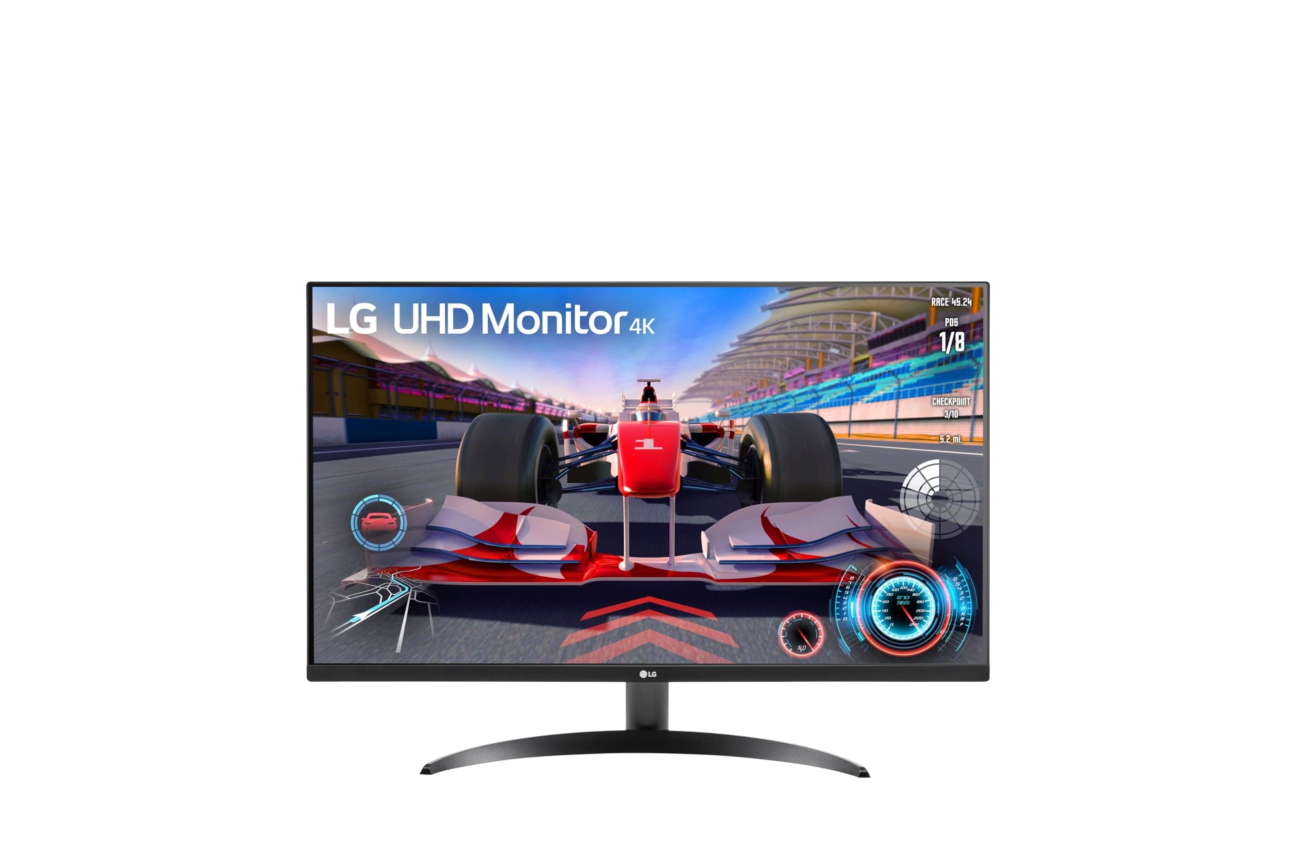 LG Ultrafine™ 32UR500K-B Ecran PC 4K 32" - Dalle VA résolution UHD (3840 x 2160), 4ms GtG 60Hz, HDR10, DCI-P3 90% (CIE1976), Mode Lecture, inclinable