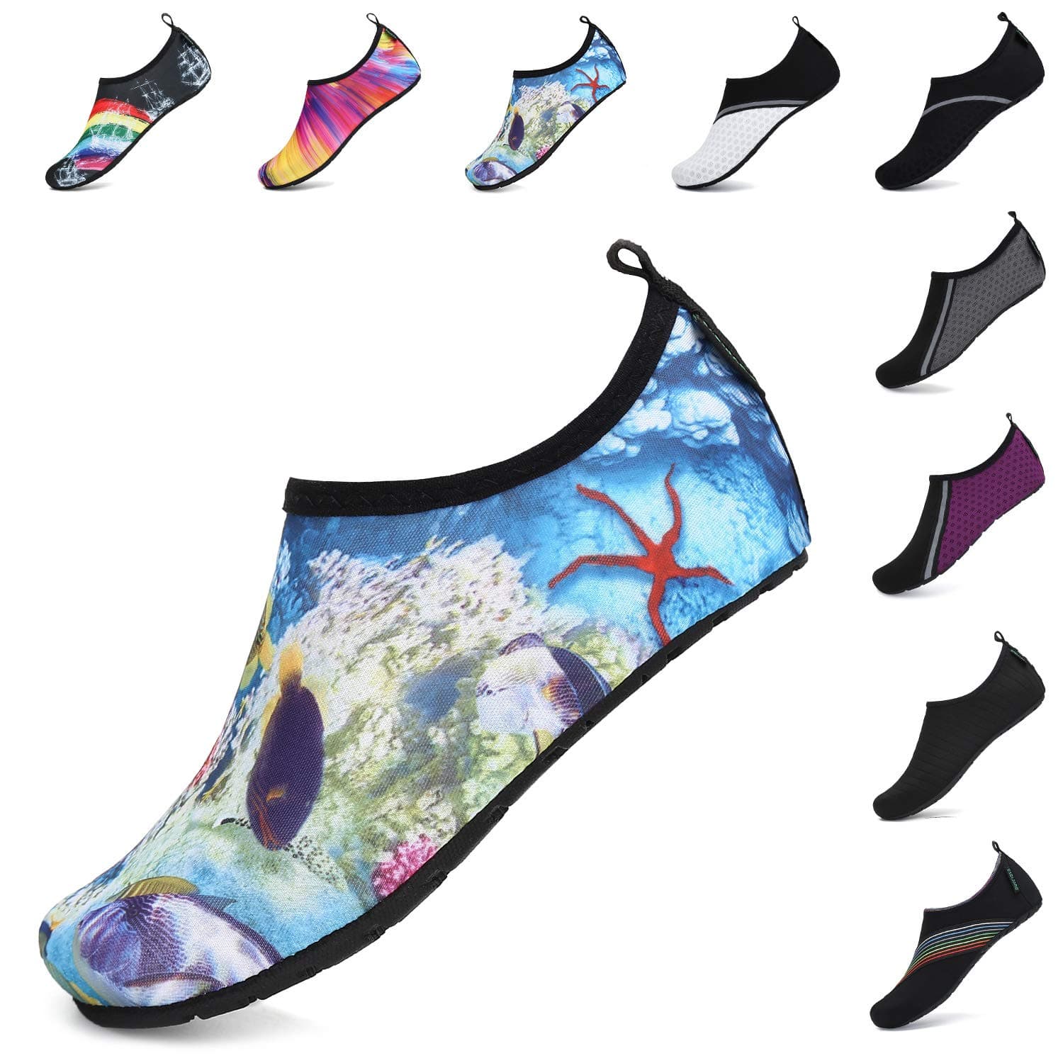 SAGUARO Unisex Badeschuhe Herren Schwimmschuhe Damen Schnell Trocken Wasserschuhe Outdoor Aqua Schuhe, 37-47EU