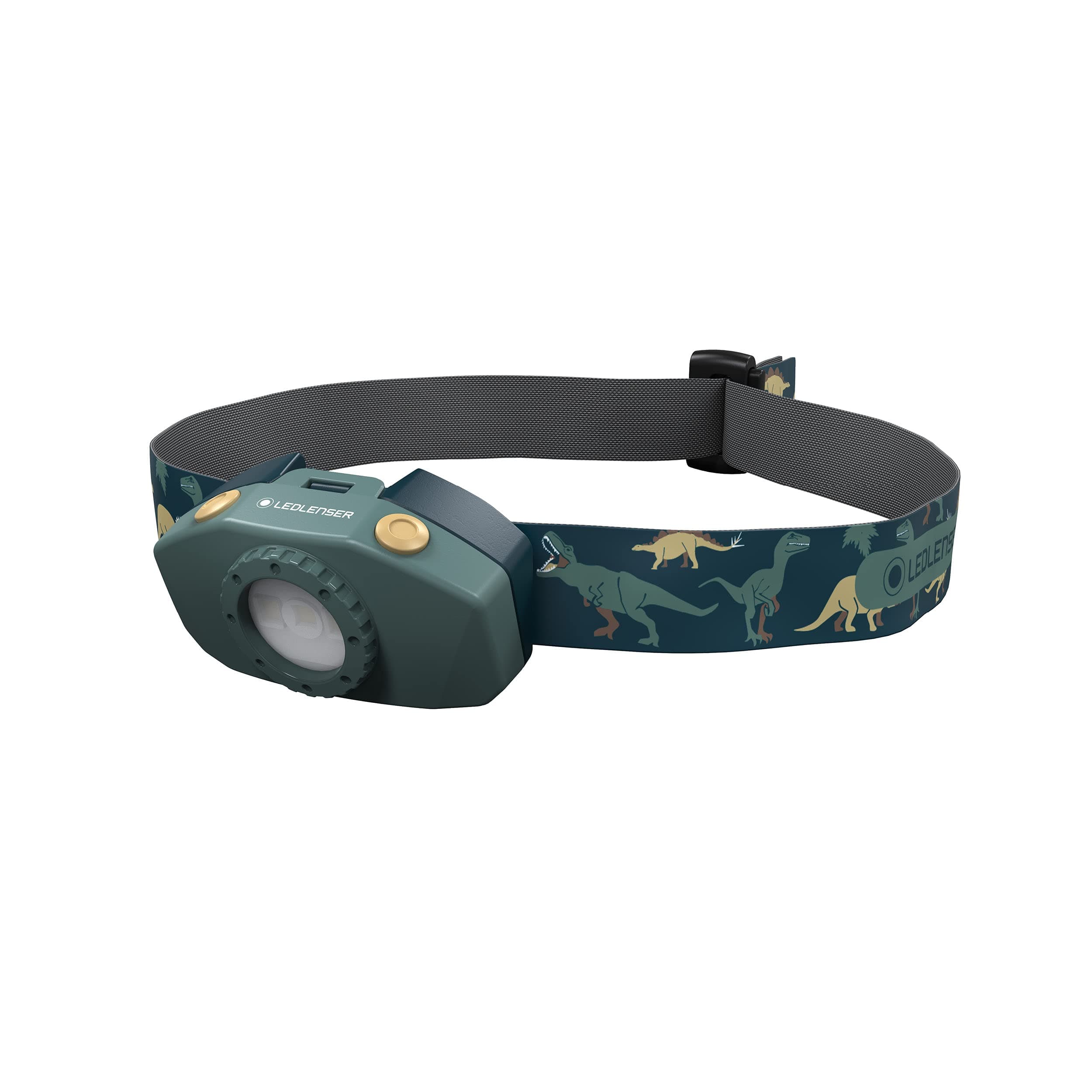 Ledlenser KIDLED2 LED-Stirnlampe für Kinder | energiesparende Stirnlampe Led Mädchen mit Batterien | Kinderstirnlampe für Jungs | Weiß-, Rot-, Blaulicht | Mini Kopflampe mit Clip | grün