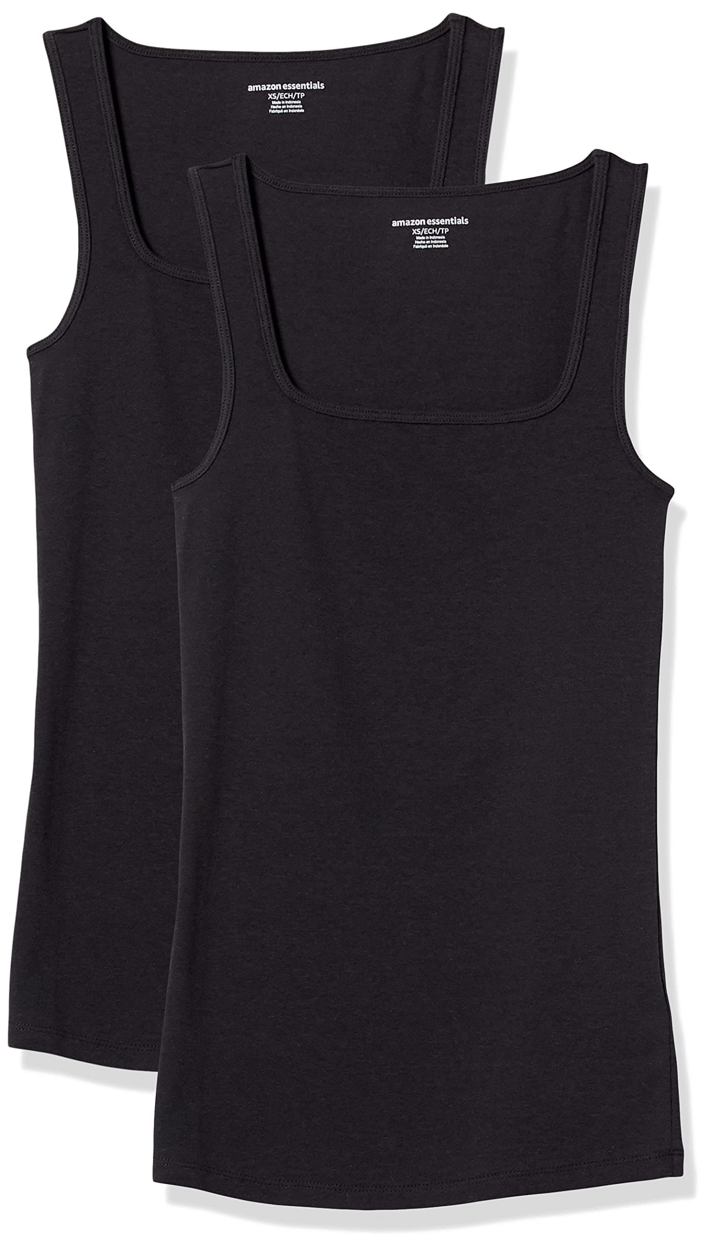 Amazon Essentials Damen Schmal Geschnittenes Tanktop Mit Quadratischem Ausschnitt