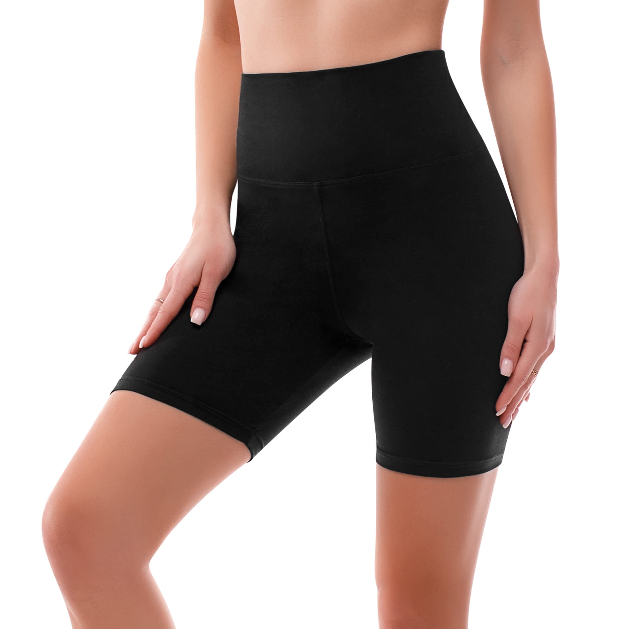 SINOPHANT Pantaloncini Palestra Donna Shorts Vita Alta Morbidi Corti Hotpants, per Yoga, Ciclismo, Yoga, Corsa, Allenamento