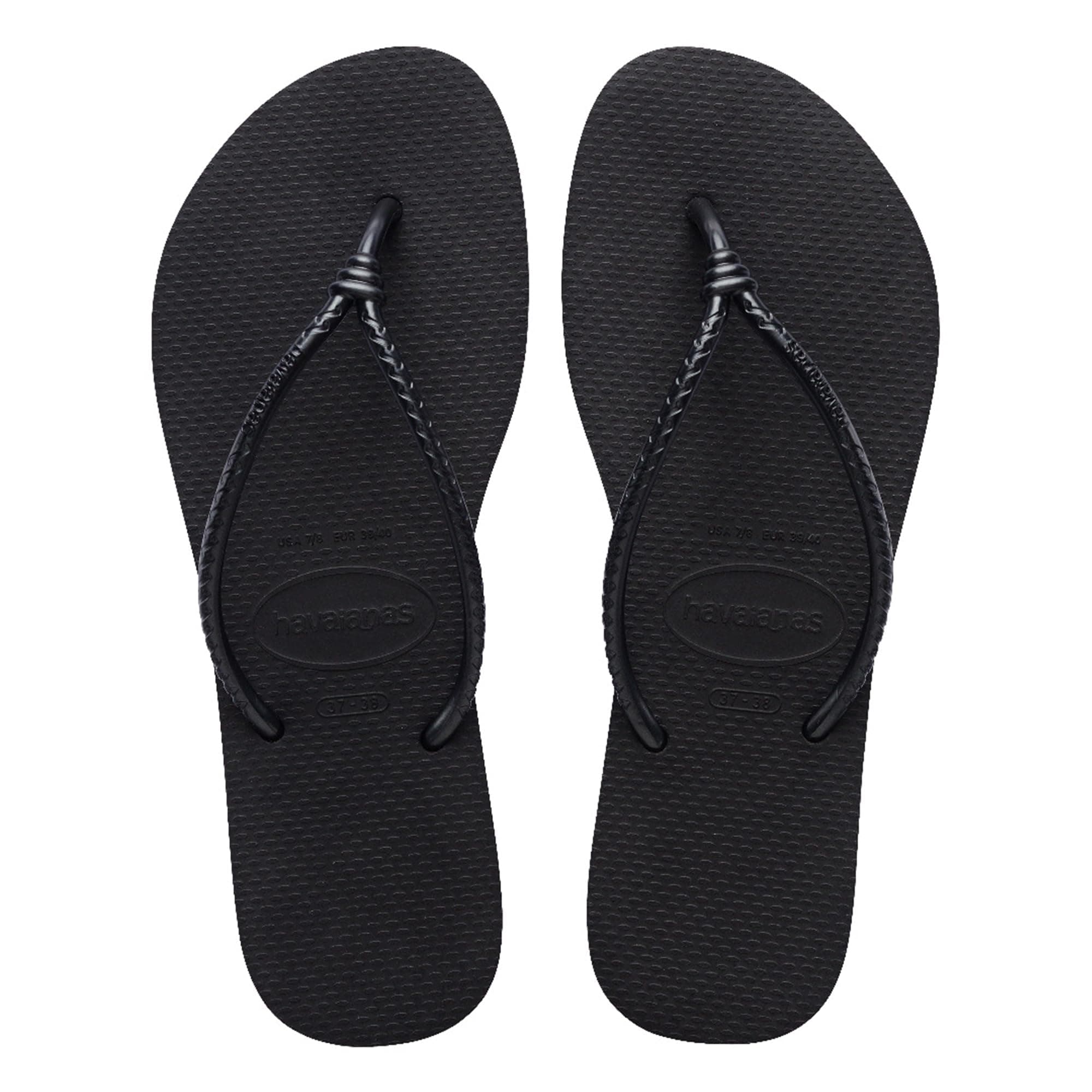 Havaianas – Slim Tube, elegante, bequeme und stilvolle Badelatschen, Riemen im Knotendesign, Damen