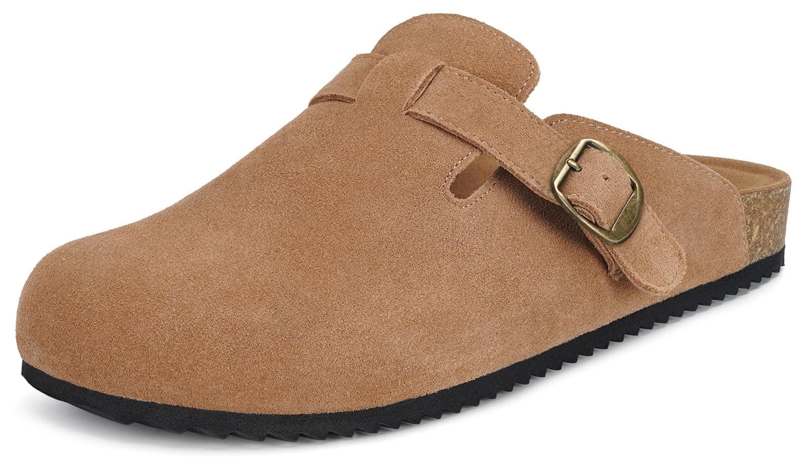 Intini Mules et Sabots Homme Femme Chaussons Pantoufles avec Cuir Fermé Semelles Chaussures de Jardin Confortable d'Intérieur Extérieur 36-48