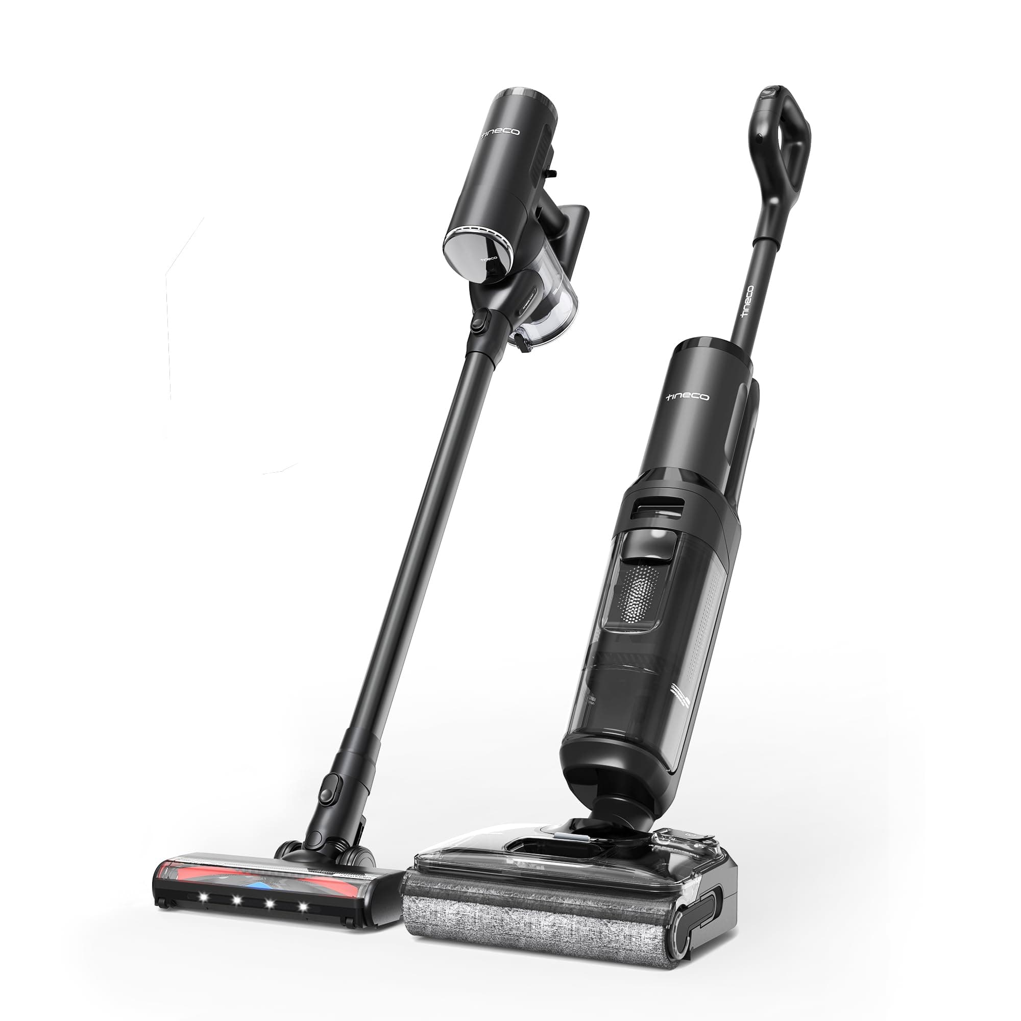 Tineco FLOOR ONE SWITCH S7 Stretch Aspirapolvere lavapavimenti multifunzione 5 in 1, design piatto a 180°, asciugatura rapida con aria calda a 85°C, design anti-groviglio