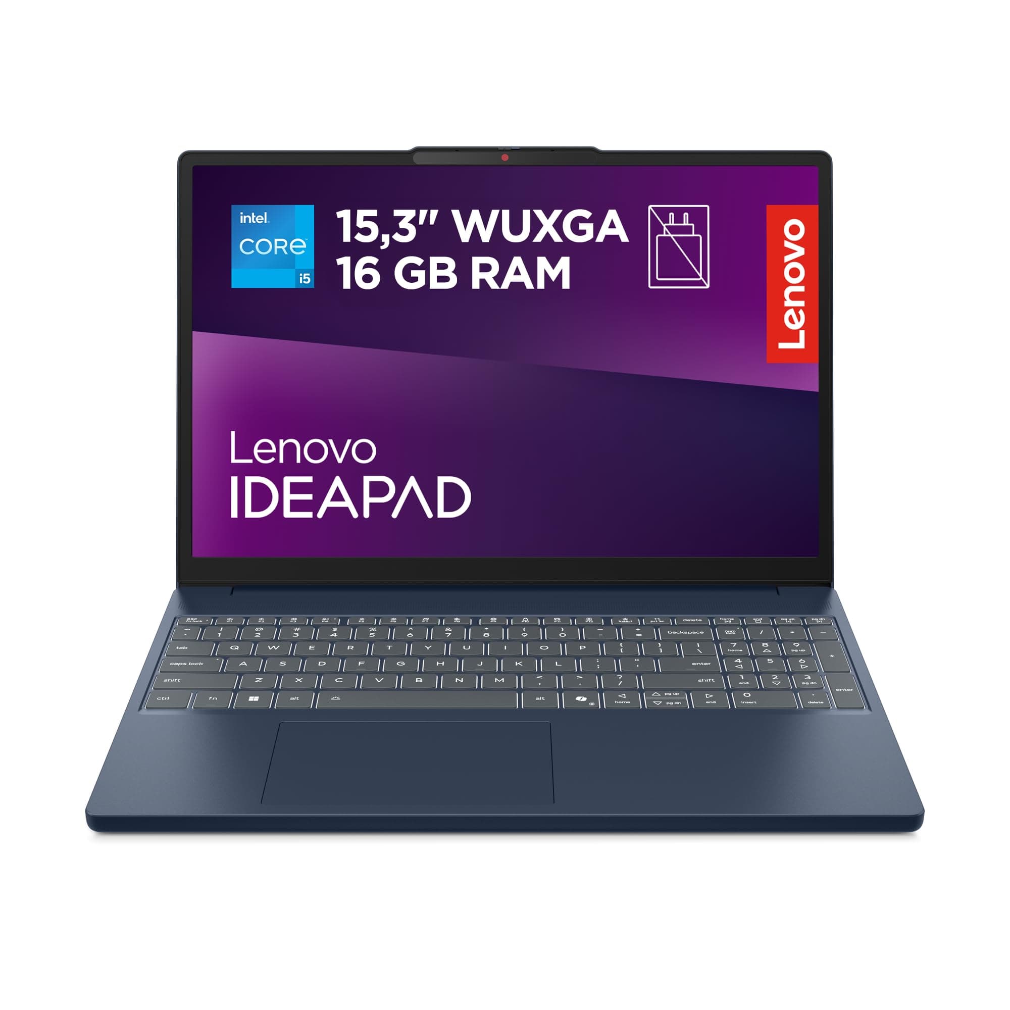 Lenovo IdeaPad Slim 3 Gen 10 – Ordenador Portátil 15.3" WUXGA (Intel Core i5-13420H, 16 GB RAM, 512 GB SSD, Wi-Fi 6, USB-C, Windows 11 Home) Teclado QWERTY Español - Azul Cósmico